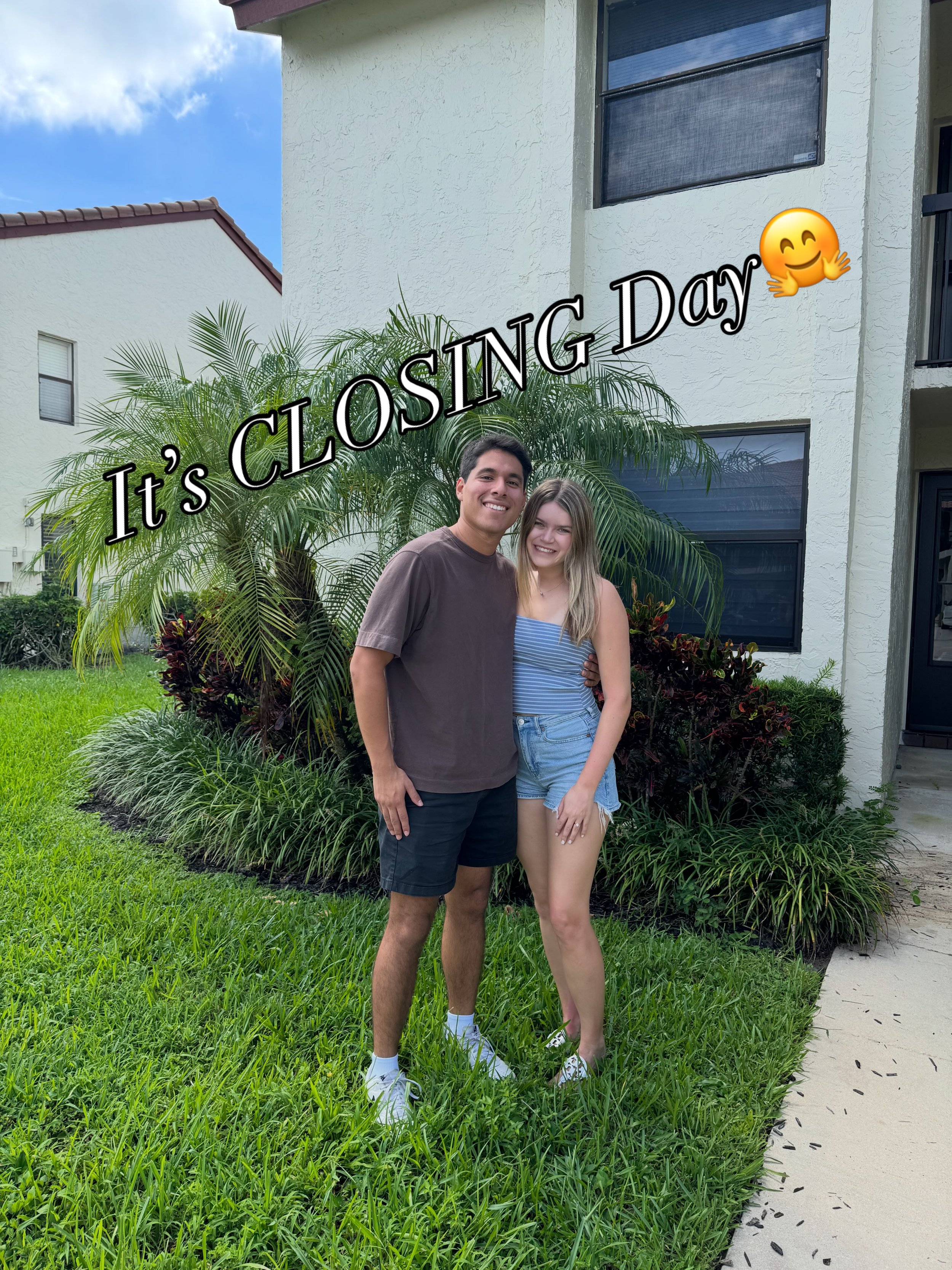 This sweet couple closed on their first home today!  It&rsquo;s always a privilege to serve the young people in our community!