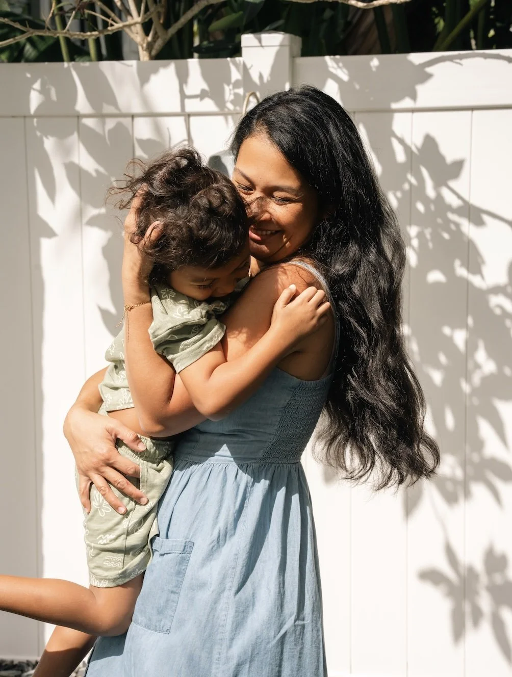 Woman and Child Playing
