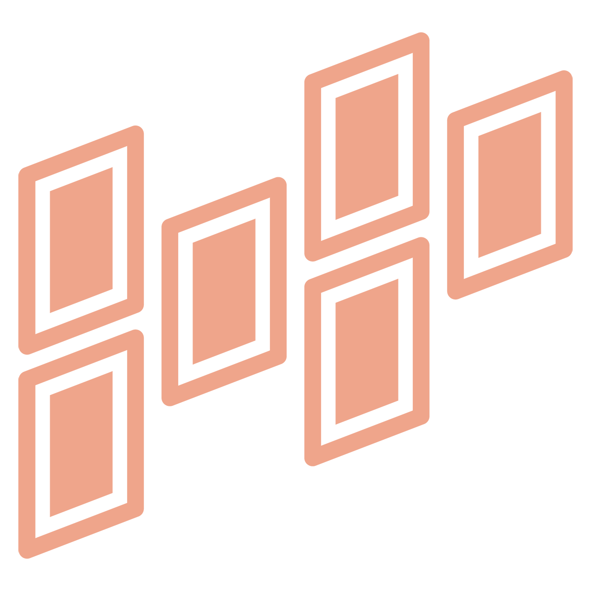Illustration of a digital photo frame displaying multiple photos, representing photo gallery or animation.