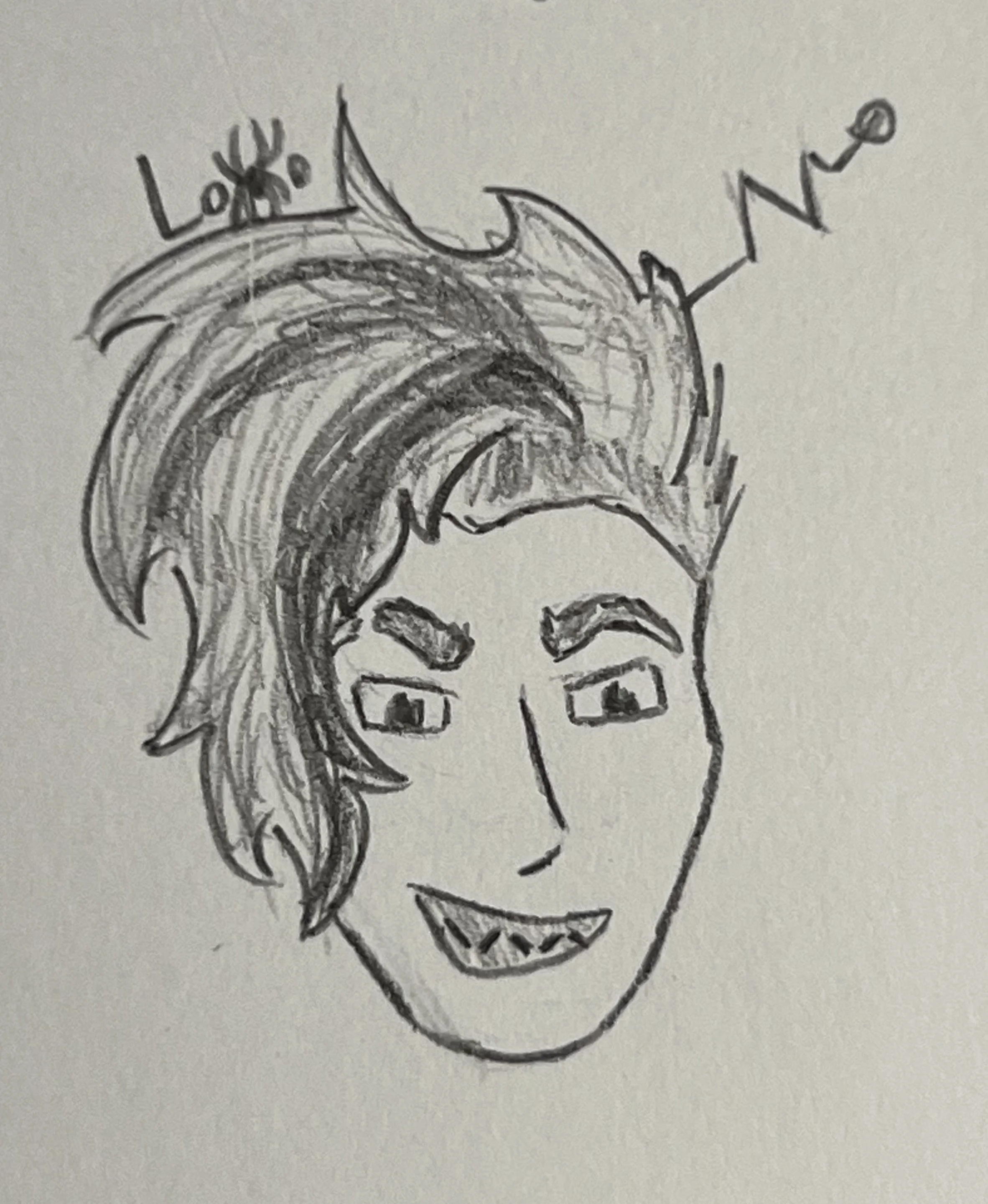 Face practice featuring a friend's Among Us character