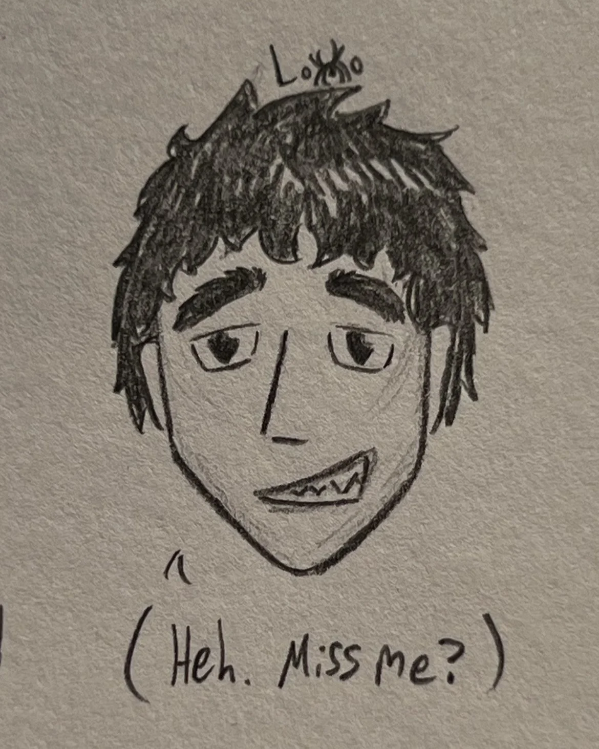Face practice featuring one of my Among Us characters