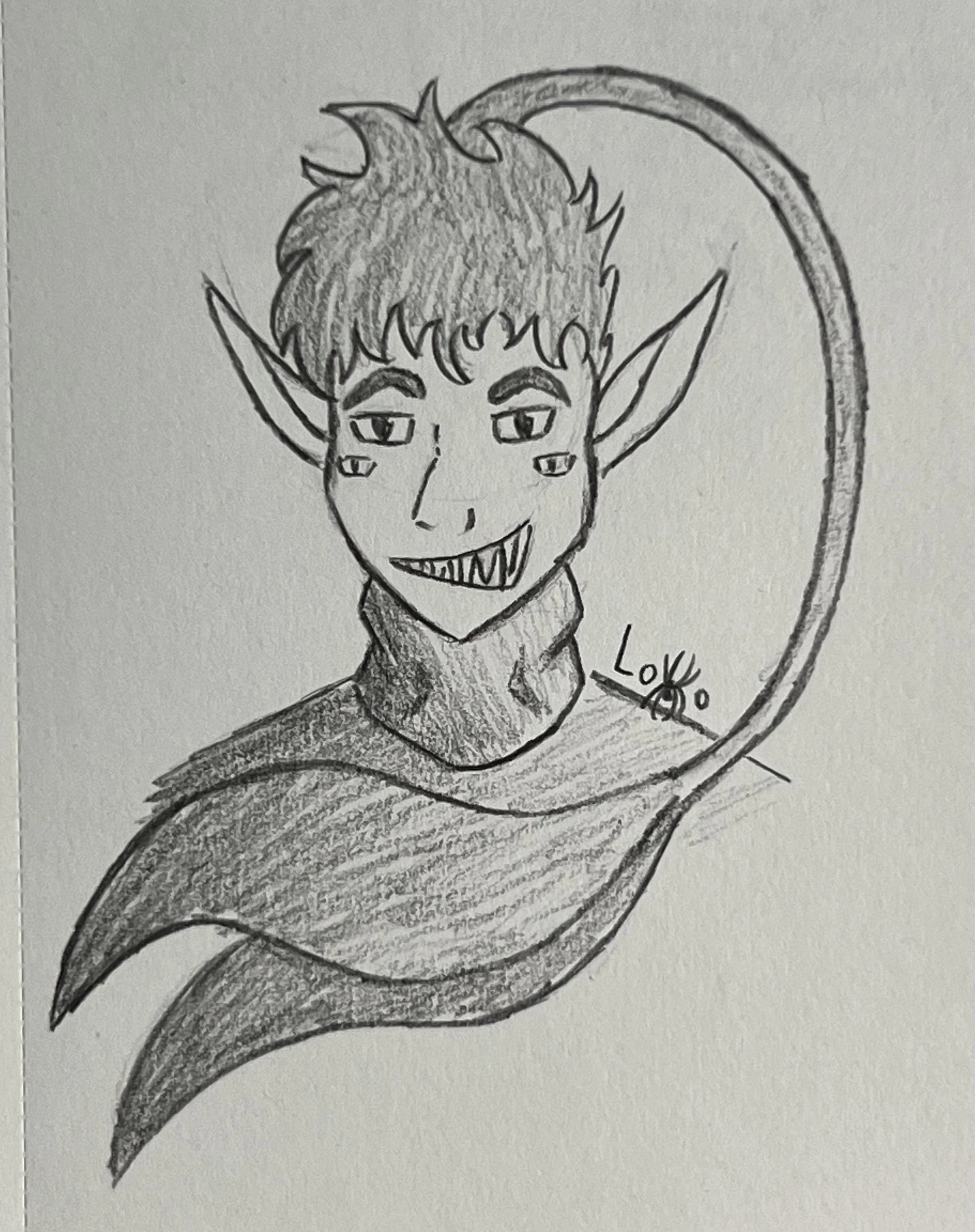 Face practice featuring a friend's Among Us character