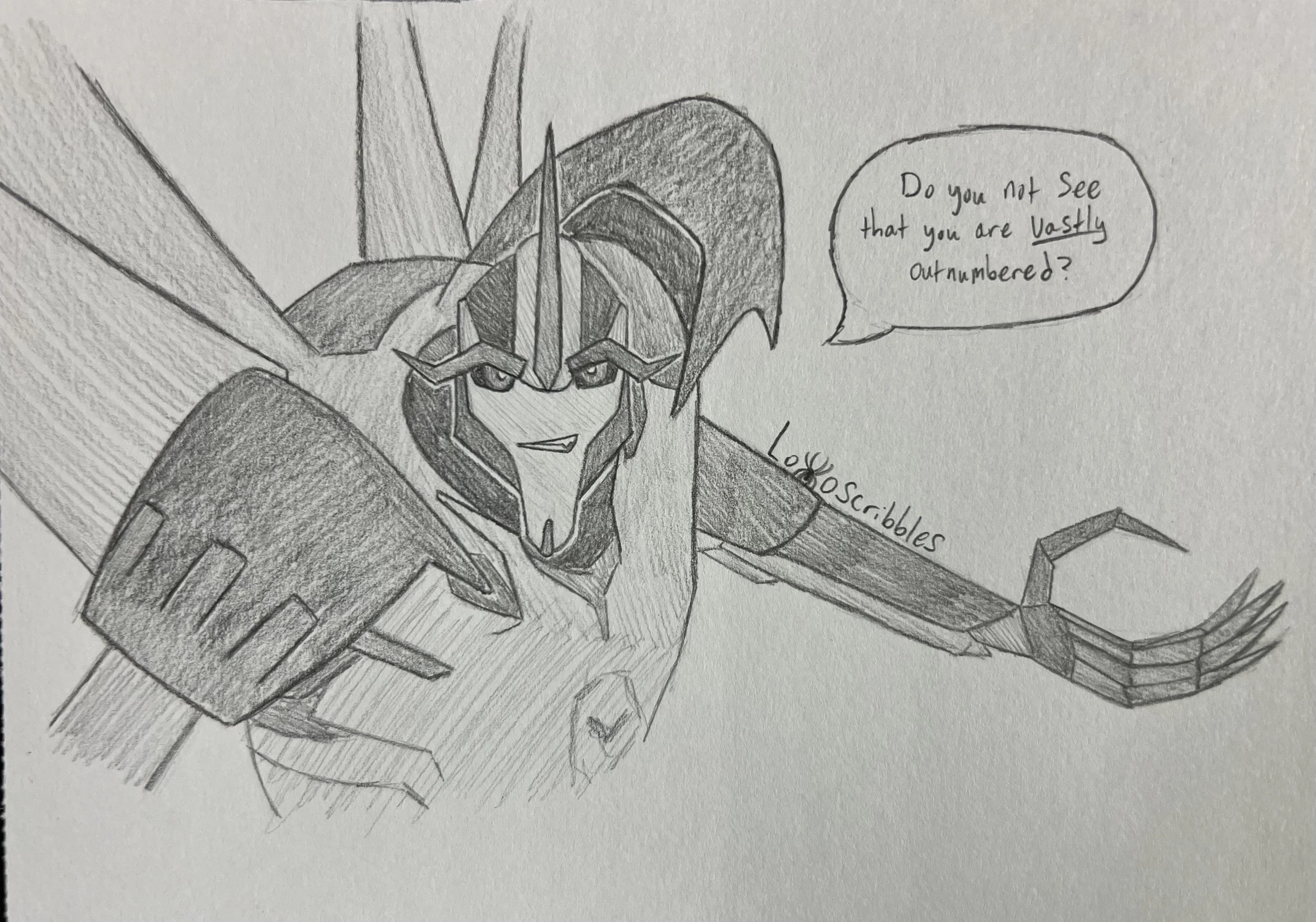 Starscream from Transformers: Prime