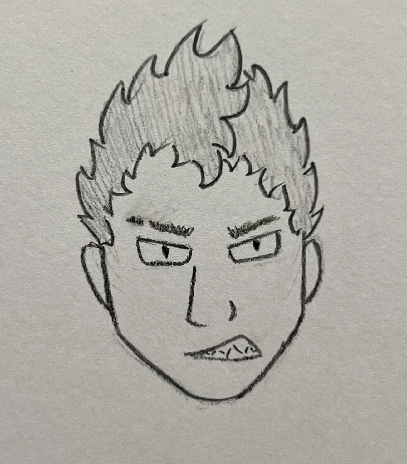 Face practice featuring one of my Among Us characters