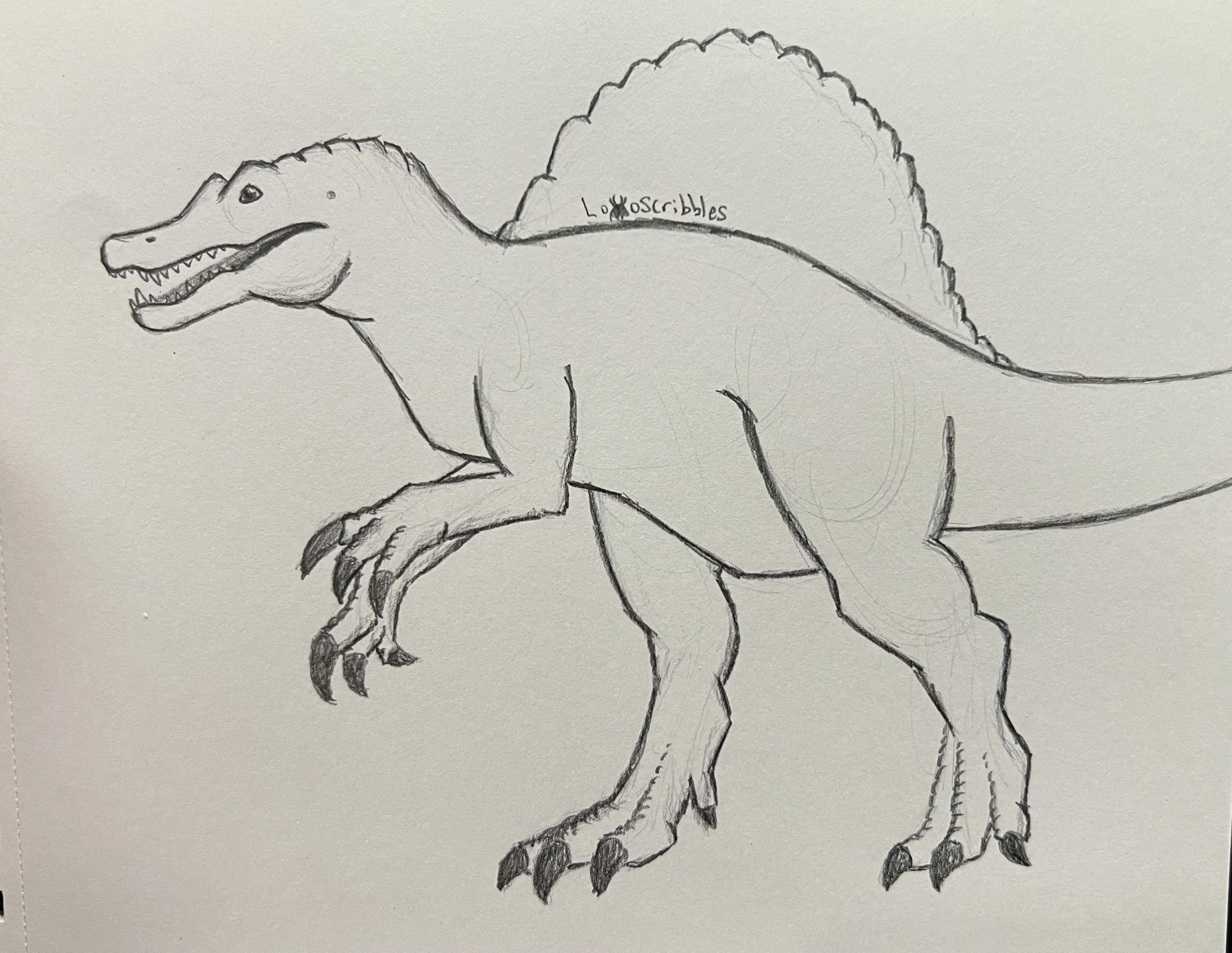 Jurassic Park-style spinosaurus