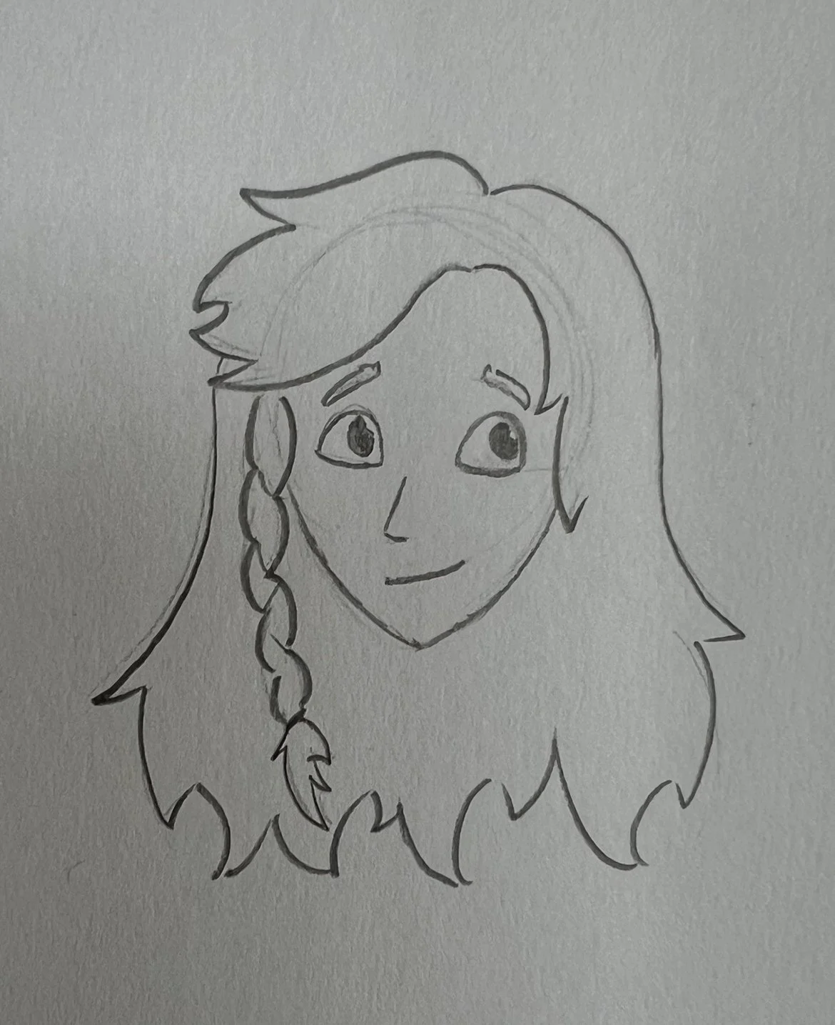 Face practice featuring a friend's Among Us character