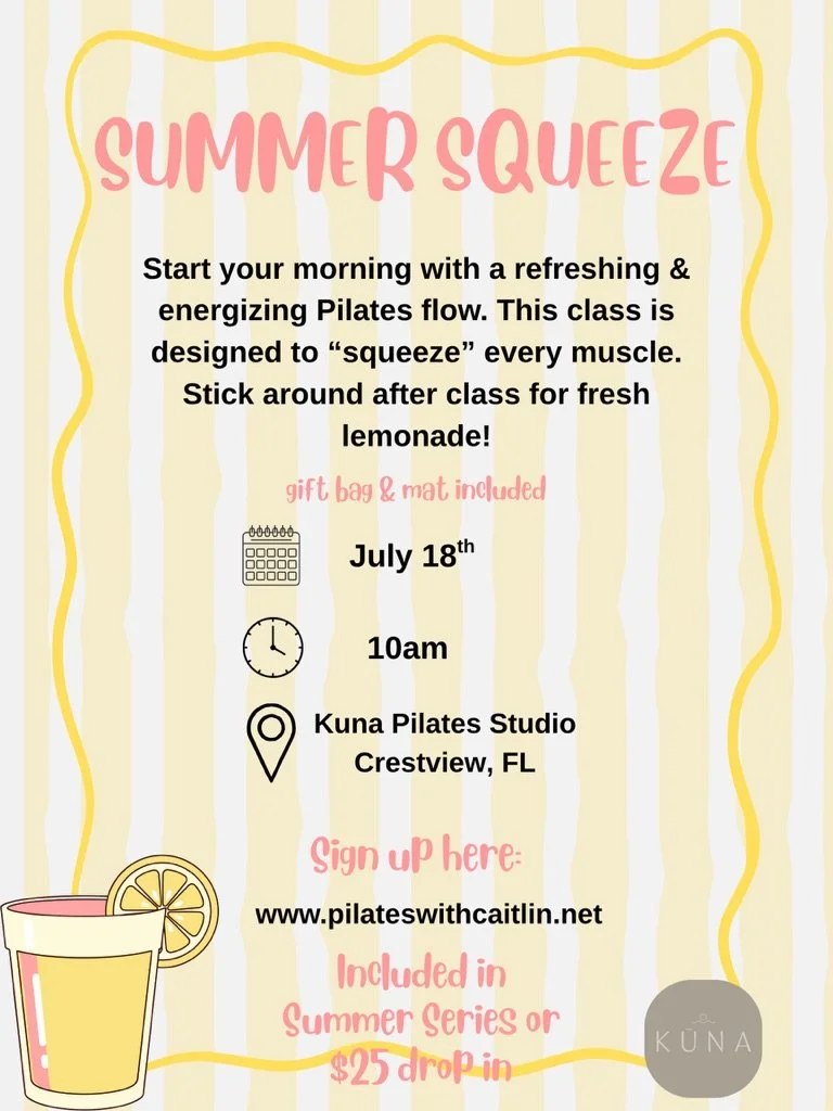 Summer Squeeze- Summer Pilates Series