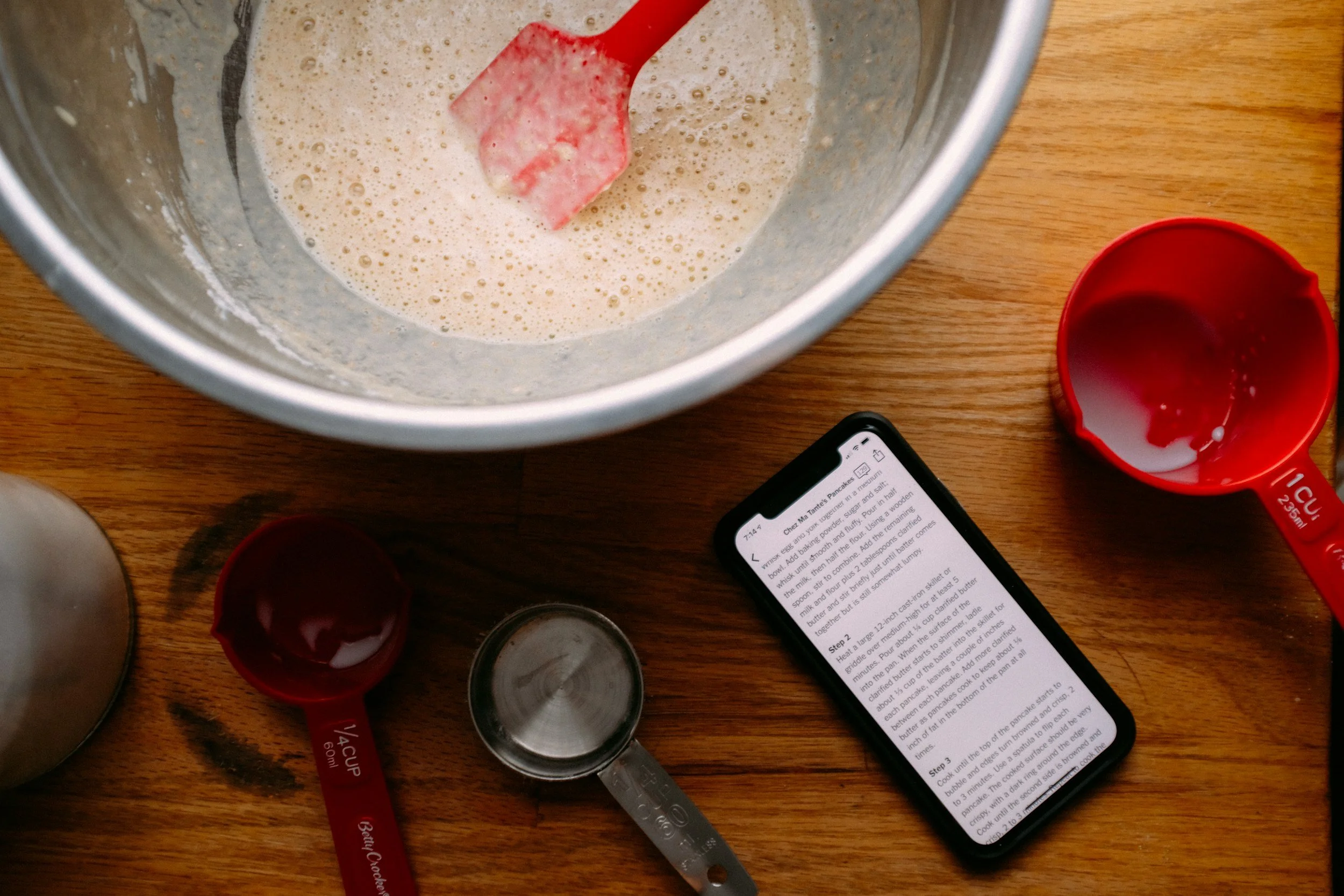 Digital access to recipes right from your home.