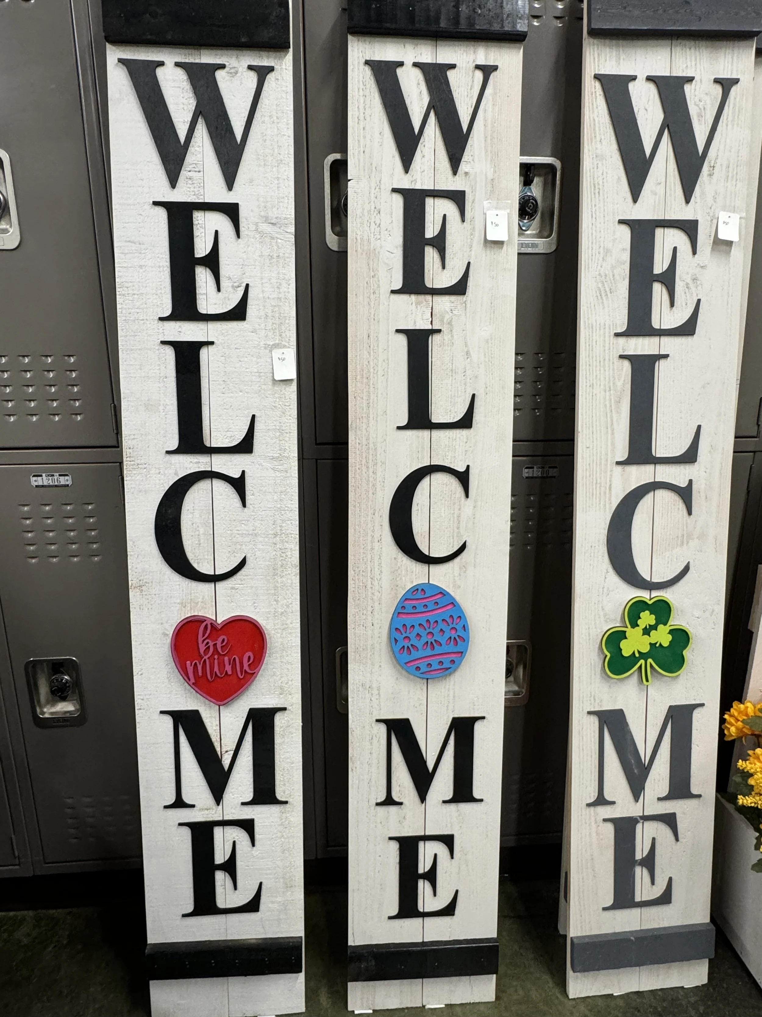 Welcome Interchangeable Sign