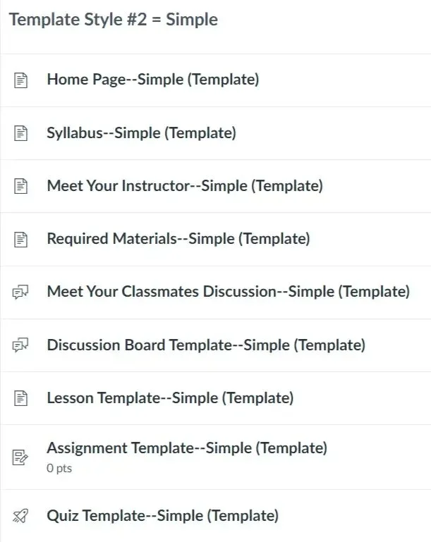 Canvas Template Bundle Contents 2: Bright Ideas