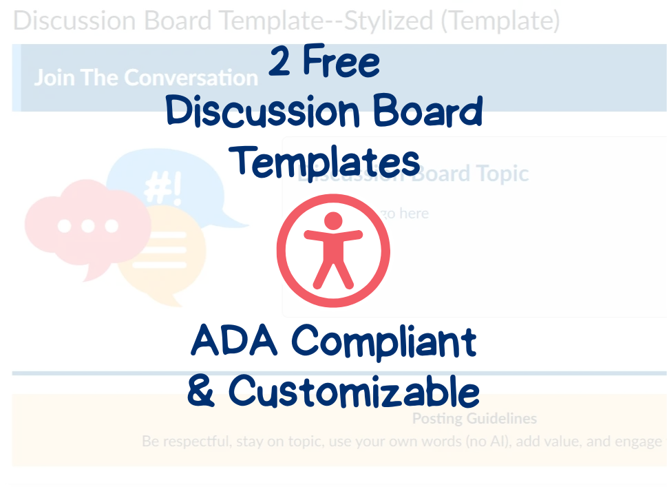 Free Canvas Templates with ADA Compliant Logo