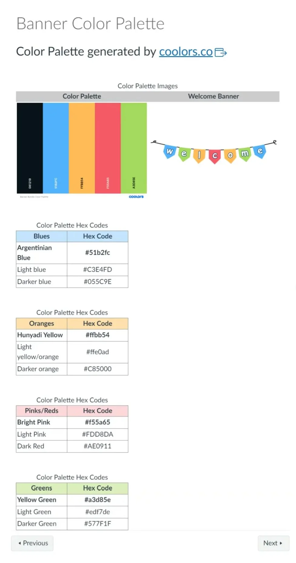 Canvas Template Color Palette: Bright Ideas