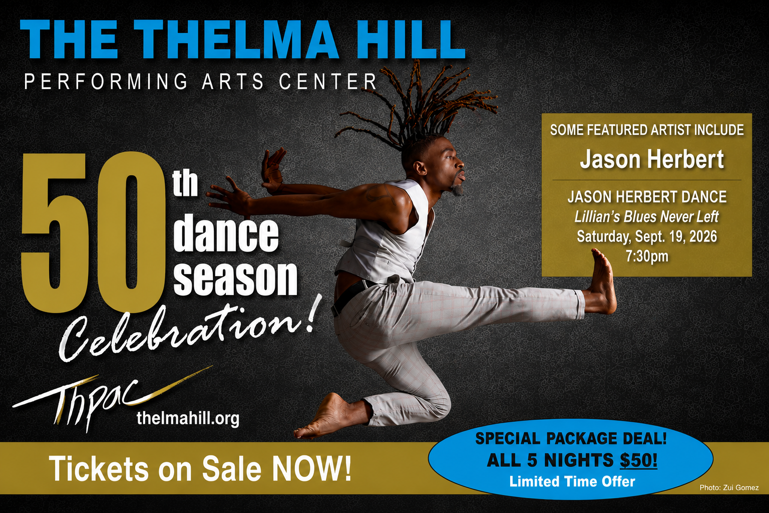 THPAC 50th Anniversary — Jason Herbert: Lillian’s Blues Never Left