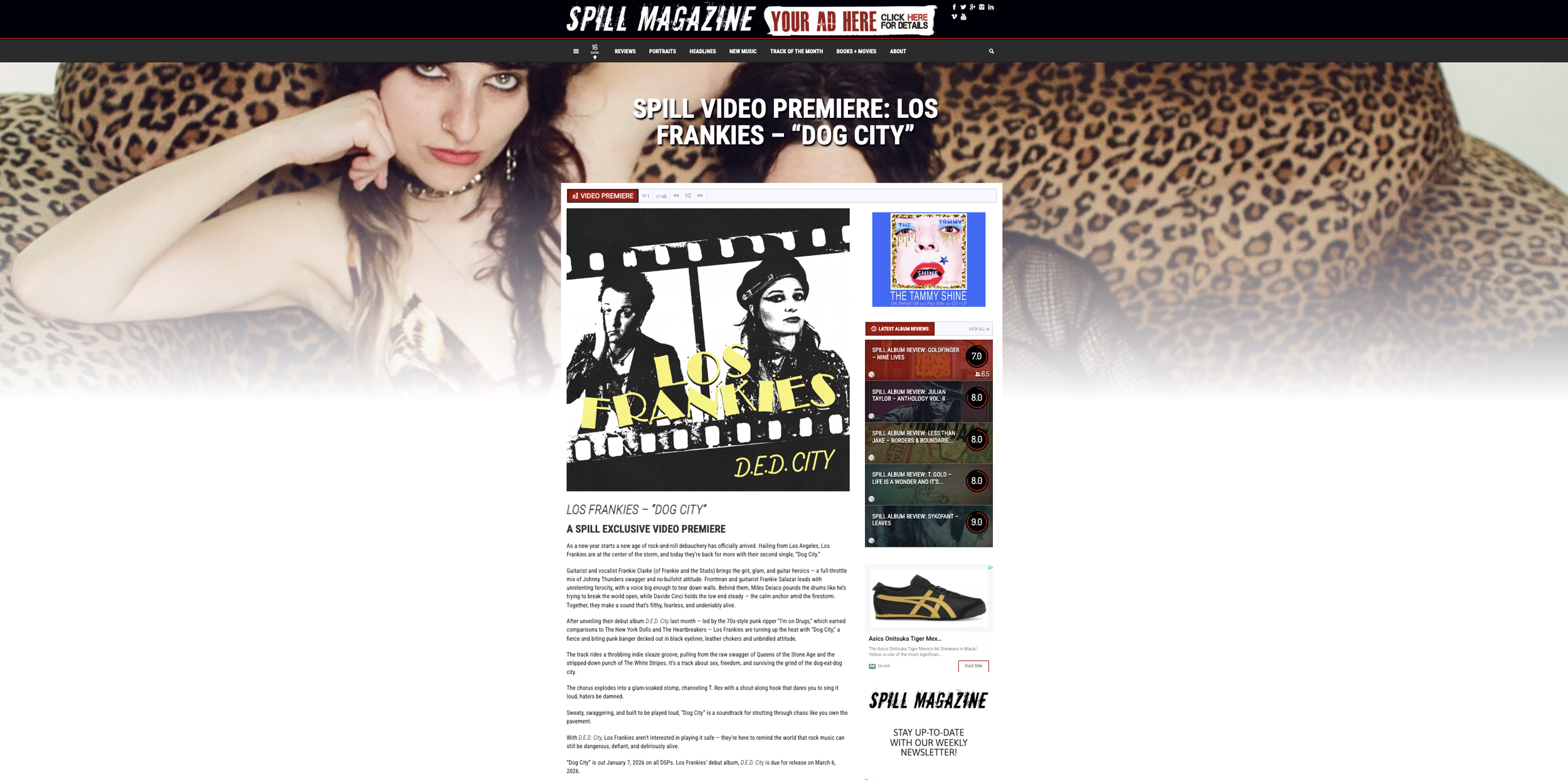 Spill Magazine: 'Dog City' Video Premiere