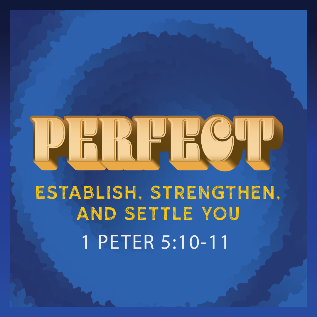 “After you have suffered a little while, the God of all grace, who has called you to his eternal glory in Christ, will himself restore, confirm, strengthen, and establish you.” — 1 Peter 5:10–11
This is Peter’s prayer and blessing to fellow believers
