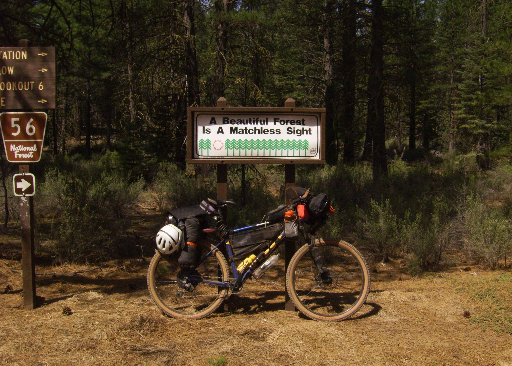 bike packing protect our forests from fire