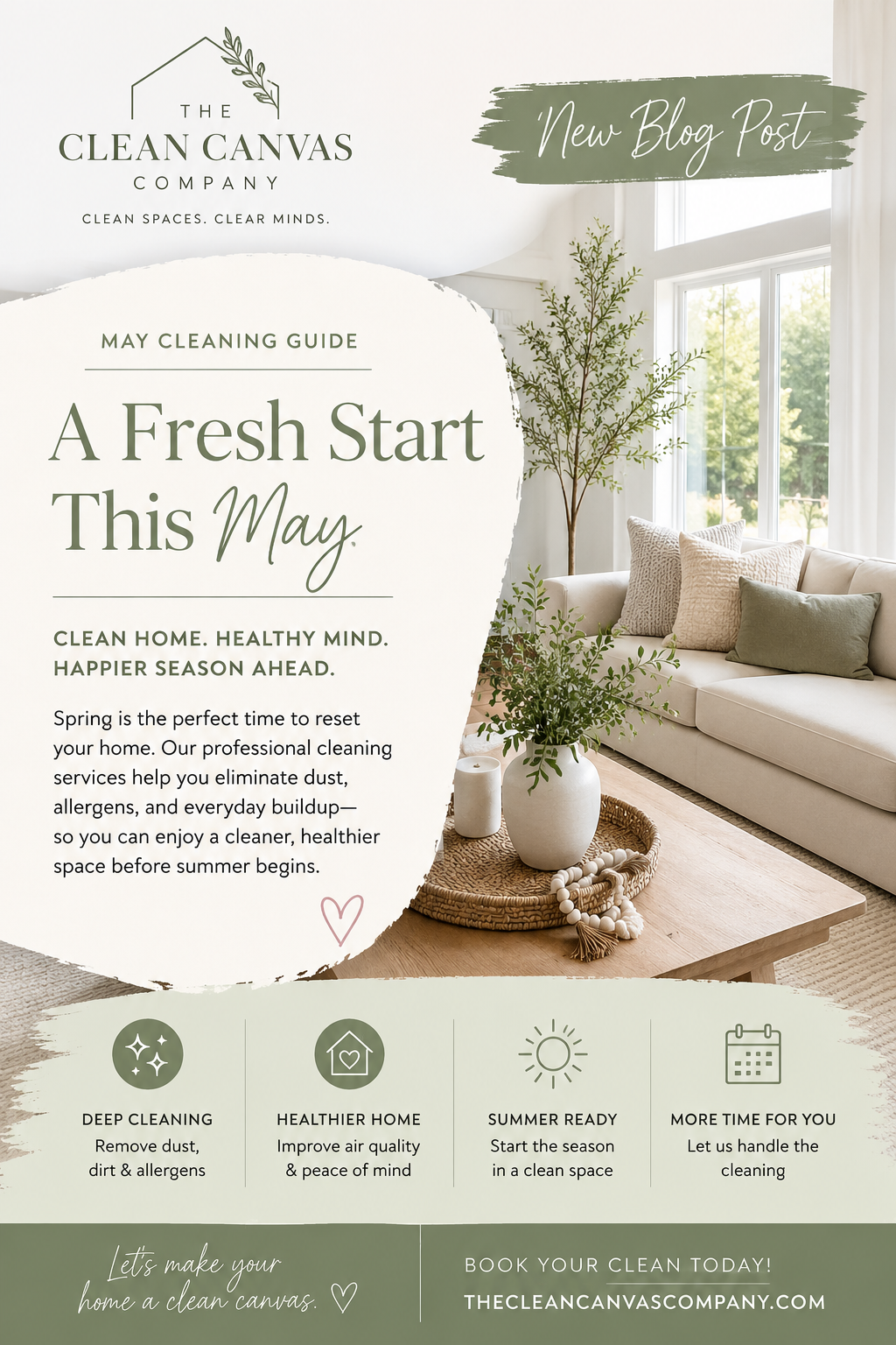 Freshen Up Your Home This May: Why Spring Cleaning Matters More Than Ever