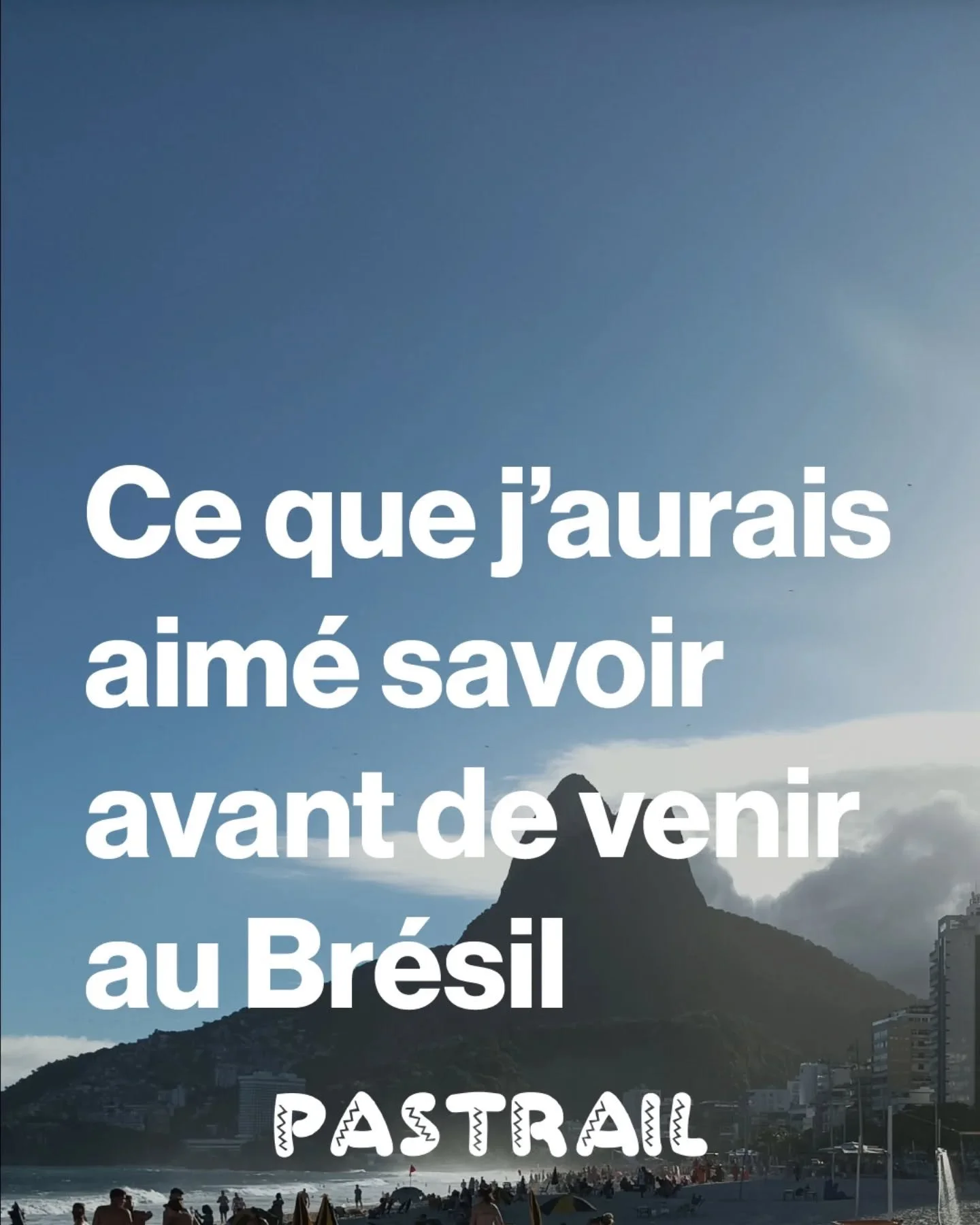🇧🇷✨ Voyager au Br&eacute;sil pour la premi&egrave;re fois&hellip; c&rsquo;est un m&eacute;lange d&rsquo;&eacute;merveillement et de surprises auxquelles personne ne t&rsquo;a pr&eacute;par&eacute;.

Et c&rsquo;est justement ce qui rend l&rsquo;exp&