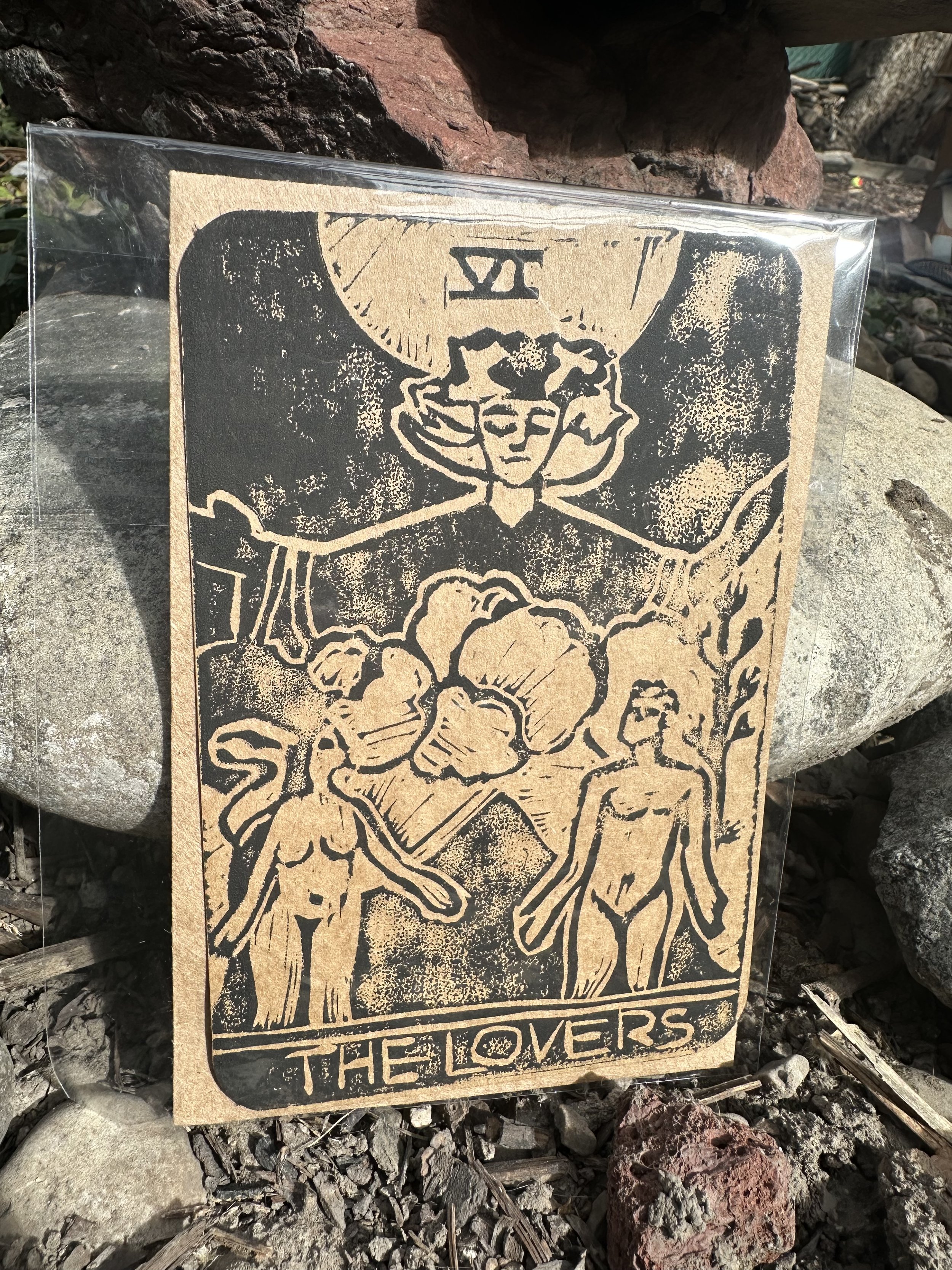 The Lovers Tarot Card Print