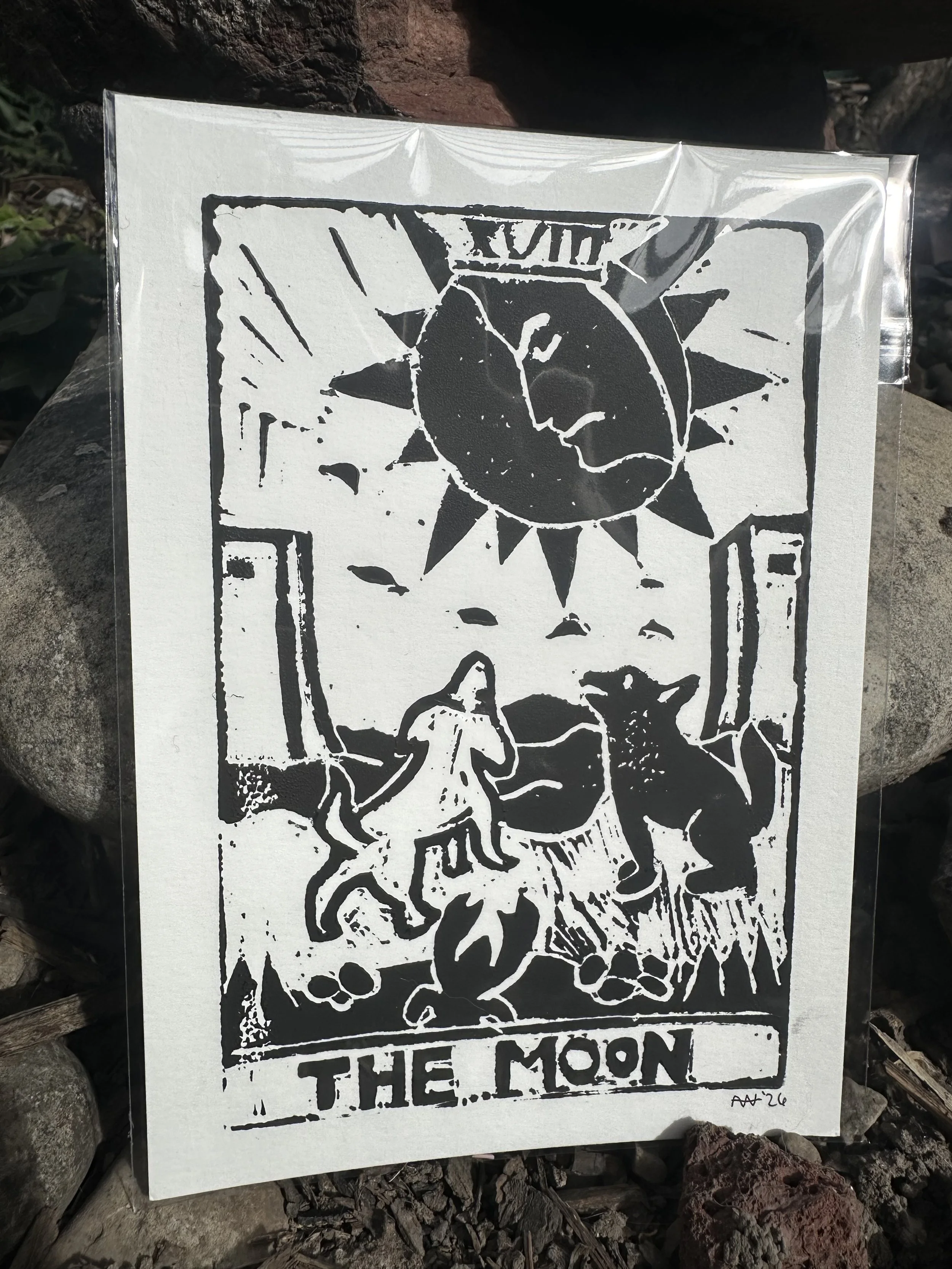 The Moon Tarot Card Print