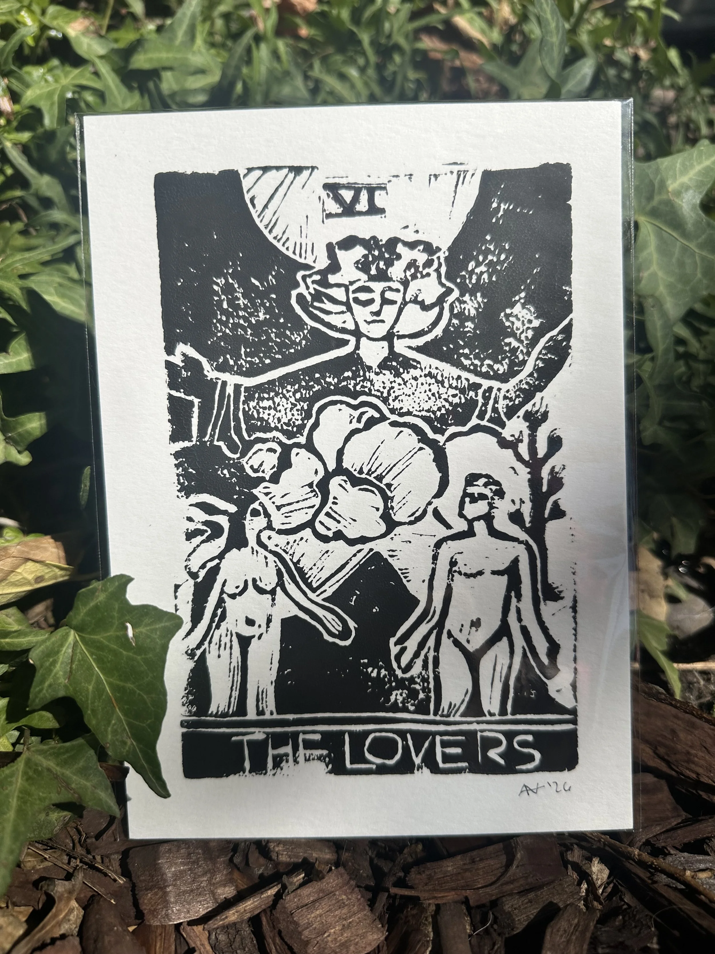 The Lovers Tarot Card Print