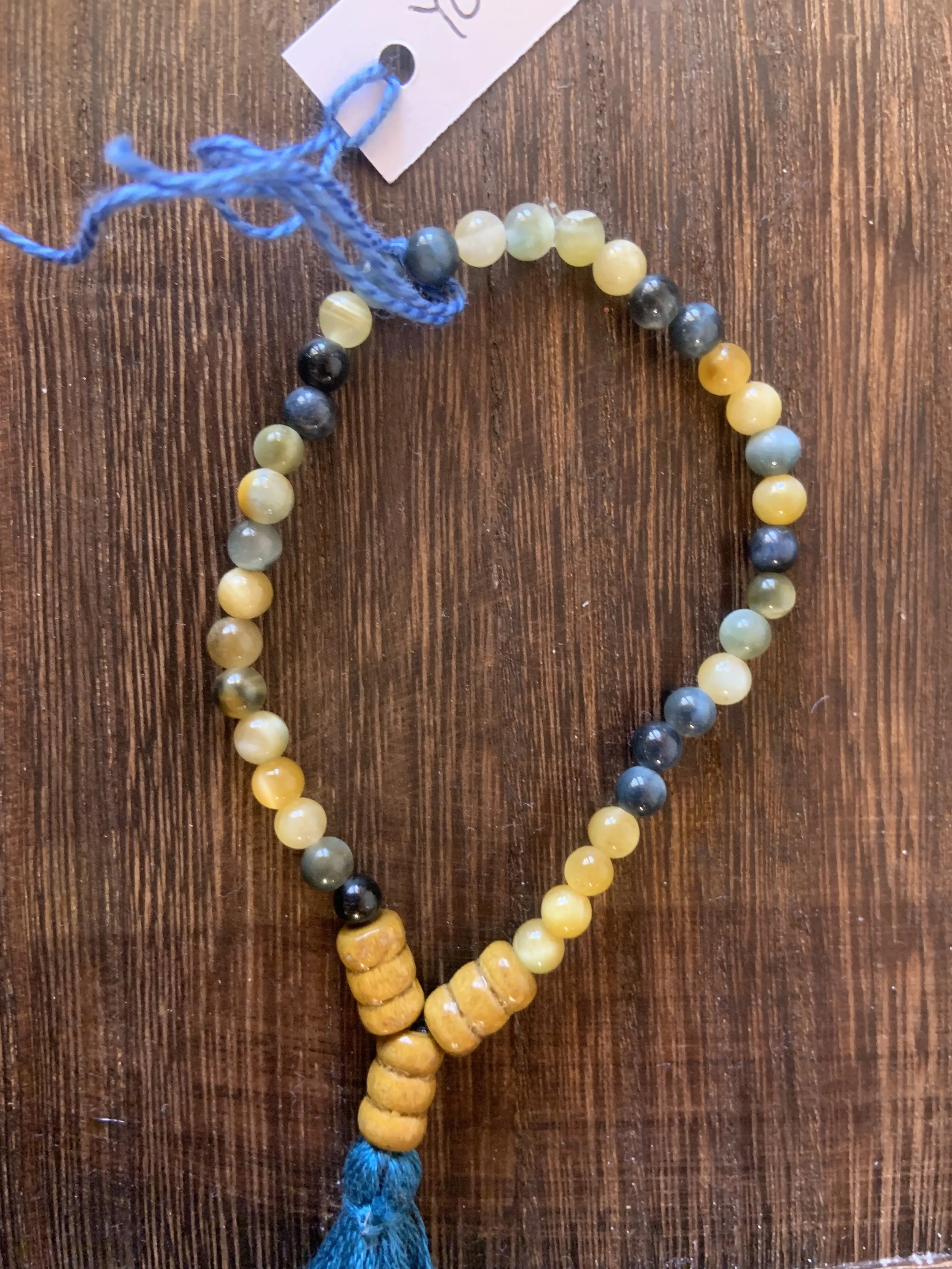 Golden Blue Tiger’s Eye Mala