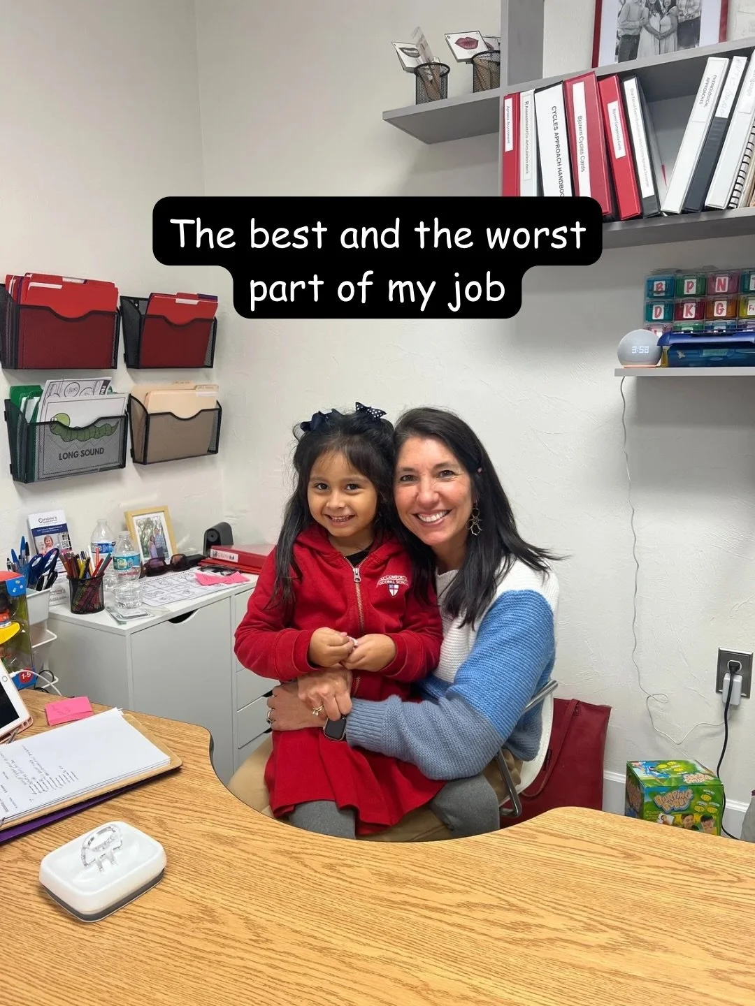 The best and worst parts of my day to day are developing relationships with the families I serve knowing that if I do the job RIGHT, there is an ending in sight. So I have learned that focusing on the human connection allows the end result to natural