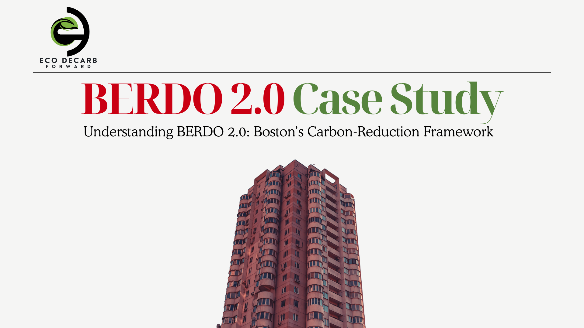 BERDO 2.0 Compliance Case Study