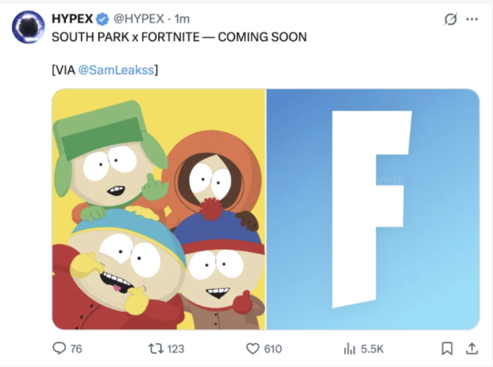 Fortnite’s Upcoming South Park Collaboration&nbsp;