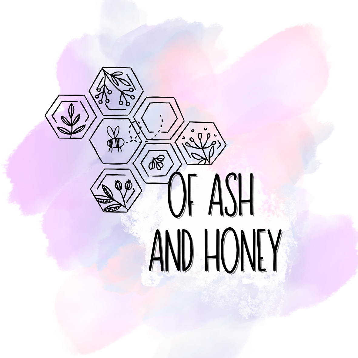 Of Ash and Honey LOGO (Circle Sticker).png