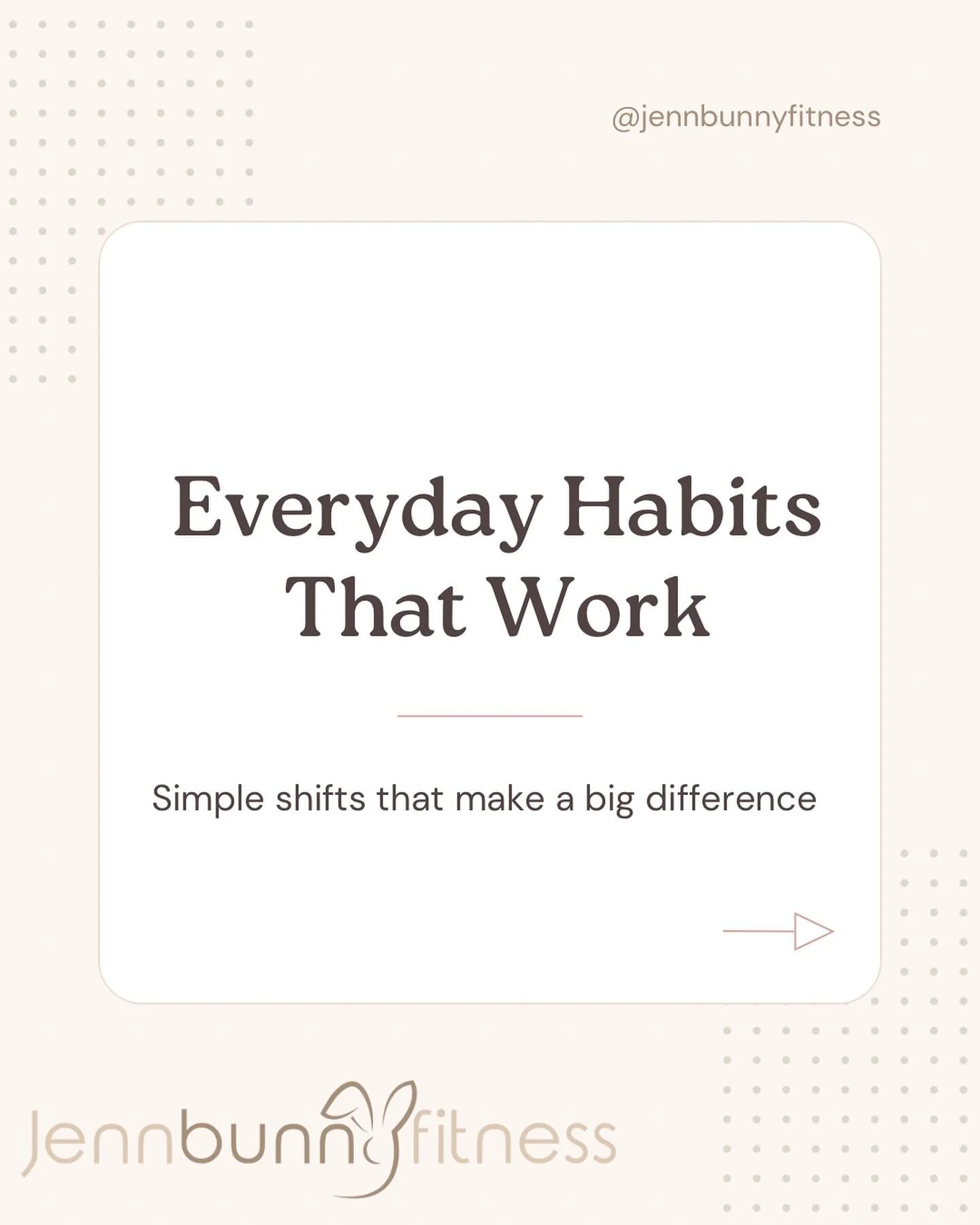 ✨Everyday Habits That Actually Work ✨
💪 Lift weights a few times a week
🚶 Get your steps in daily
🥦 Build meals around protein
💧 Drink half your bodyweight in ounces of water
😴 Prioritize sleep & set a bedtime routine
📵 No screens while ea