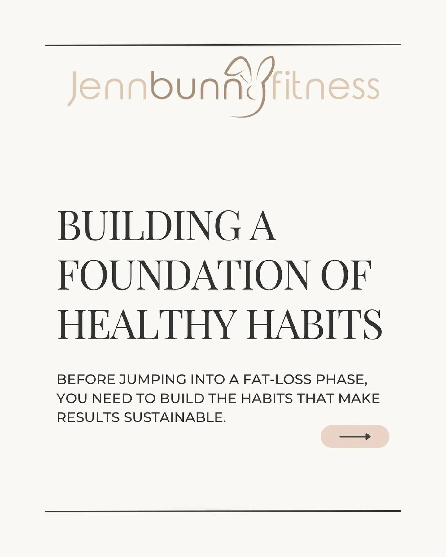 ✨ Before you start a fat loss phase… build your foundation first.
Most people want to lose fat — but jumping straight into a calorie deficit before creating solid daily habits is what causes 90% of people to quit or rebound.
Here&rsquo
