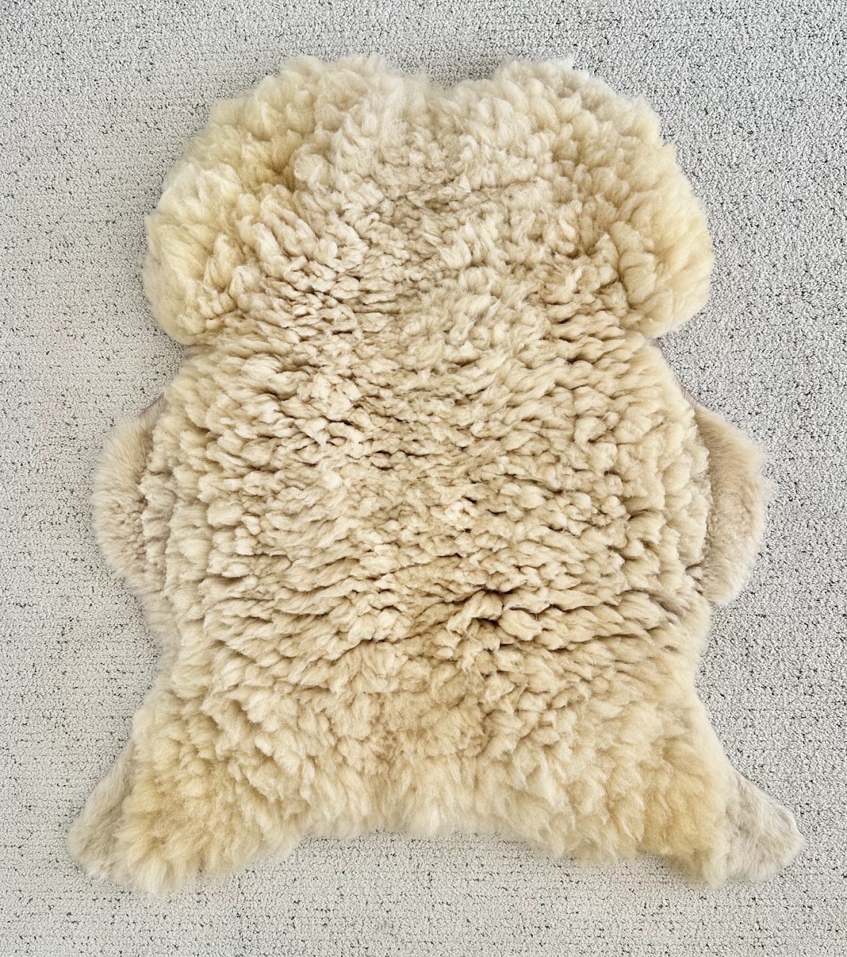 Sheepskin XL Yellow Cream - Naturally Tanned, Regeneratively Raised in Vermont