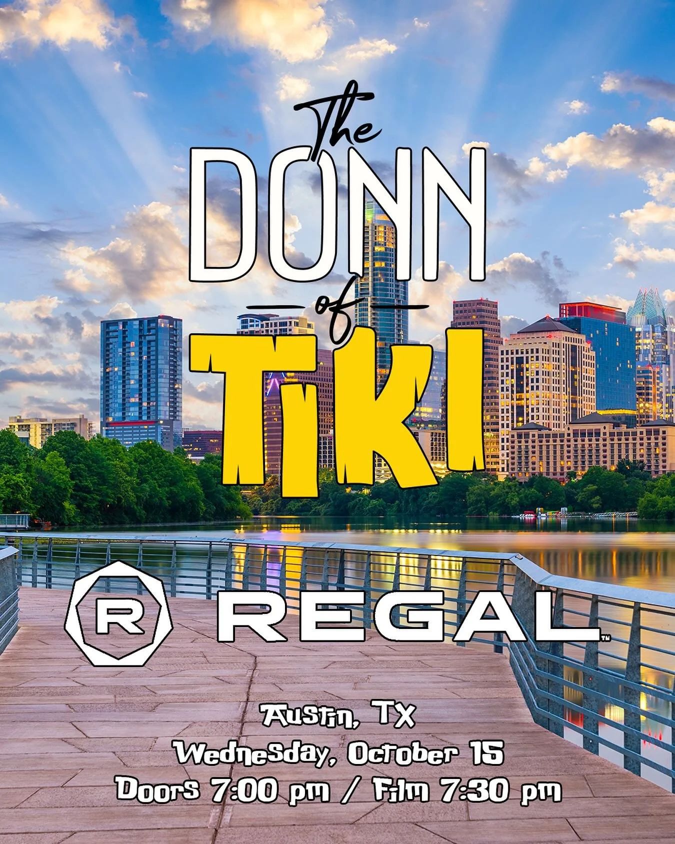We&rsquo;re so excited to finally be screening in Austin, TX on Wednesday, October 15 for a one night event with a Q+A after the film with Max and Alex!

Come celebrate the return of Donn Beach to his home state of Texas!

Tickets available through l