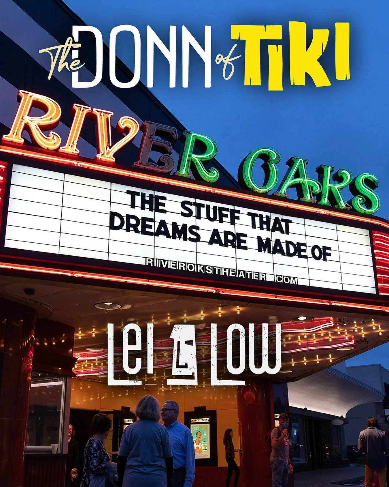 Due to demand, River Oaks Theatre has added a second showing at 8:45pm! Tuesday, October 14. 
Link for tickets in bio.
And don’t forget to join before and after the screenings at Lei Low (starting at 4pm) for a toast to Donn and exclusive roa