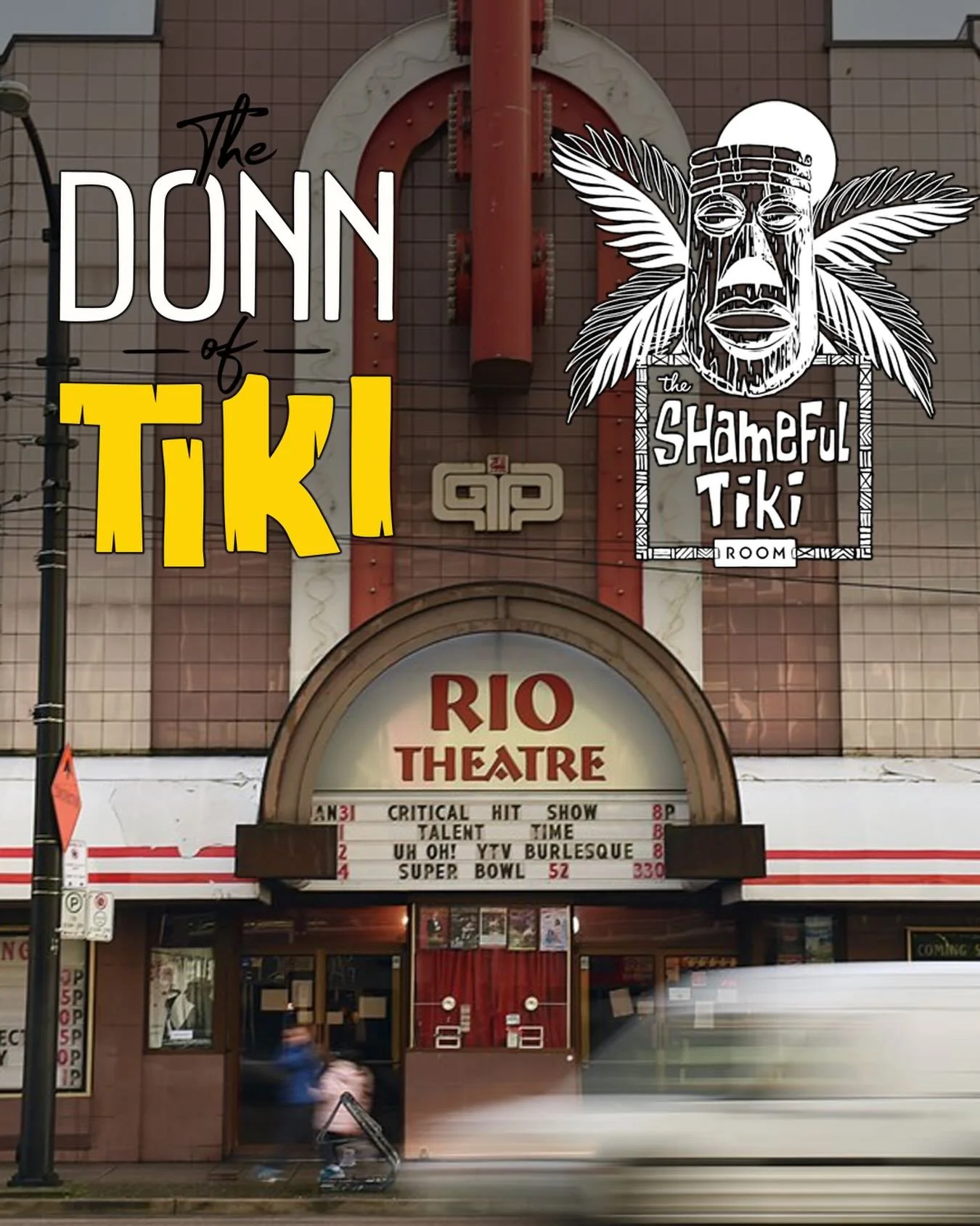 Vancouver, we&rsquo;re bringing The Donn of Tiki to the Rio Theatre 🌴

A true story of rum-running, reinvention, and the birth of tiki culture &mdash; plus cocktails curated by Shameful Tiki🍹

🗓 Feb 3
🚪 6pm | 🎬 7pm
🎟 $22 + s/c

Tickets in bio.