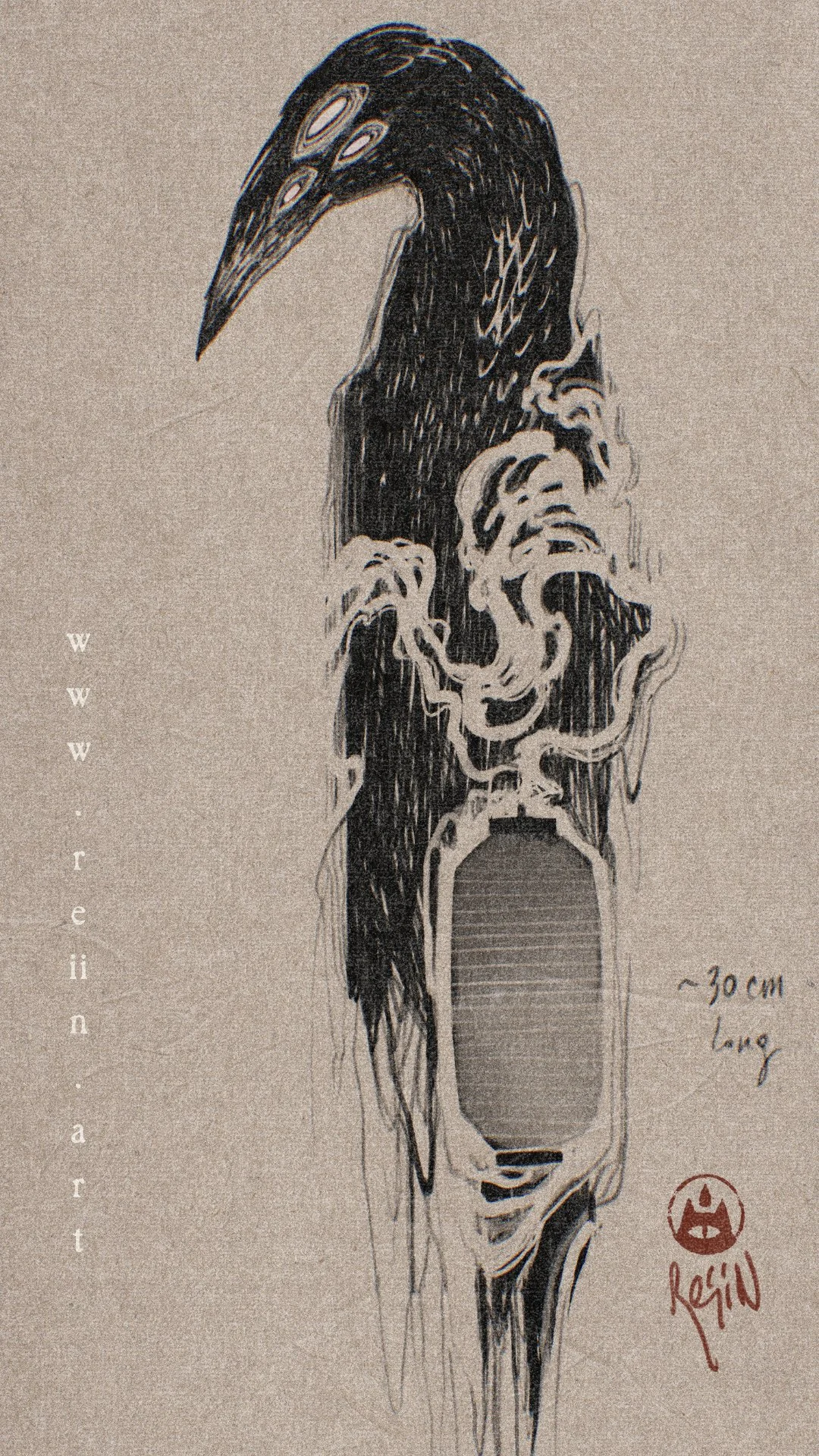 Bird Spirit with Lantern; Available 1000€