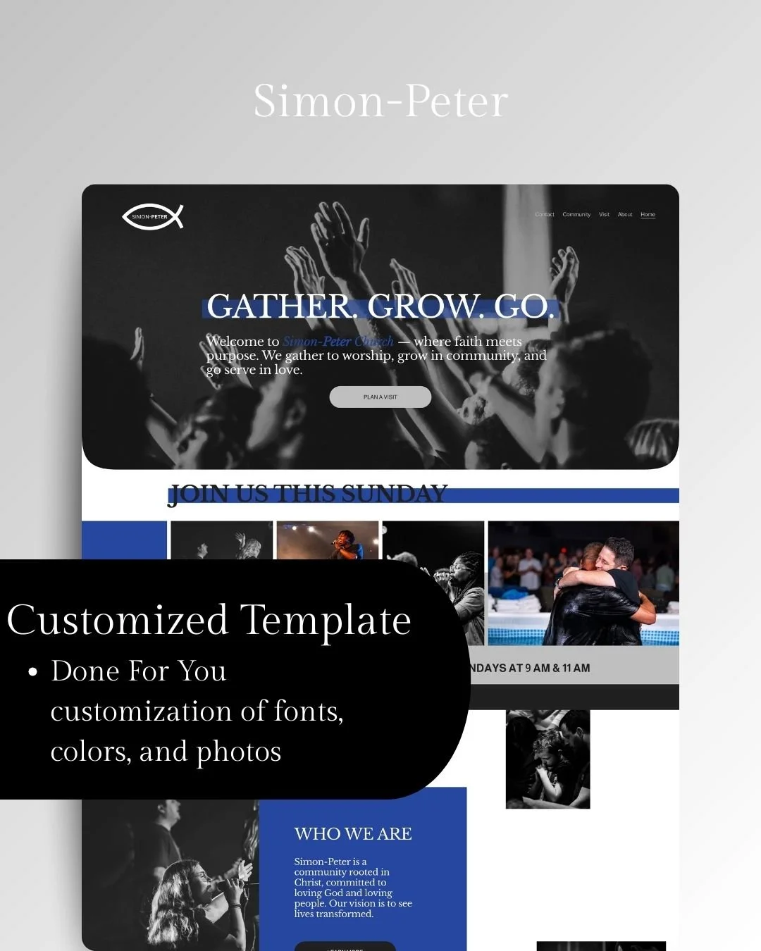 Simon-Peter: Customized Template