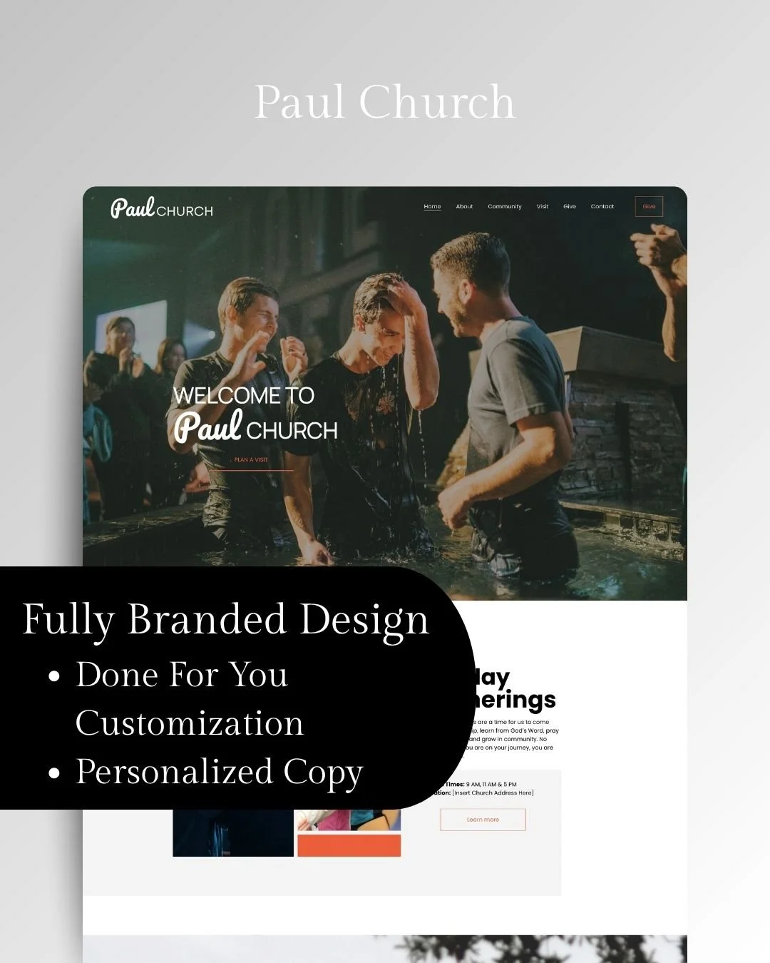 Paul: Fully Branded Design