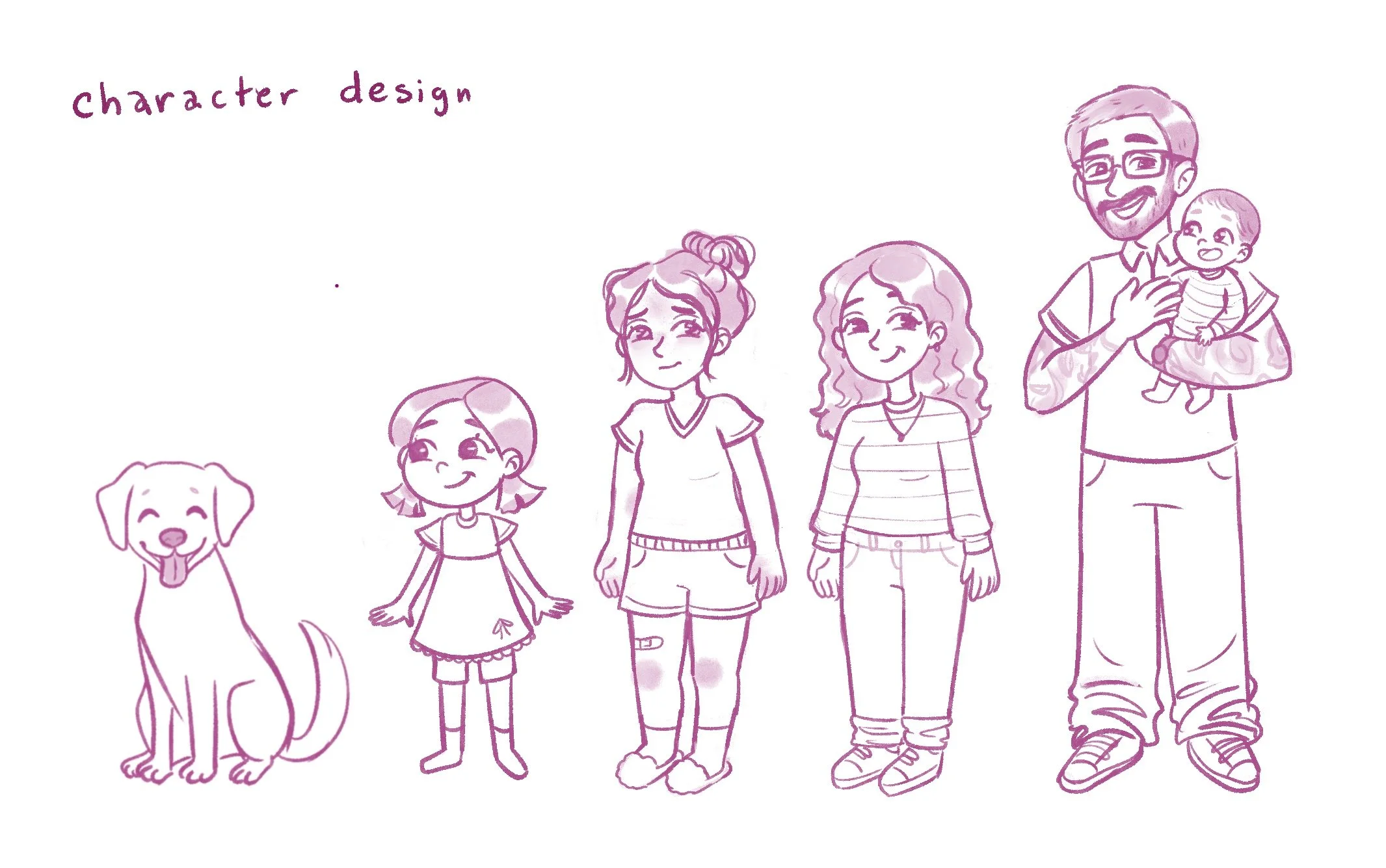 character design for children's picture book