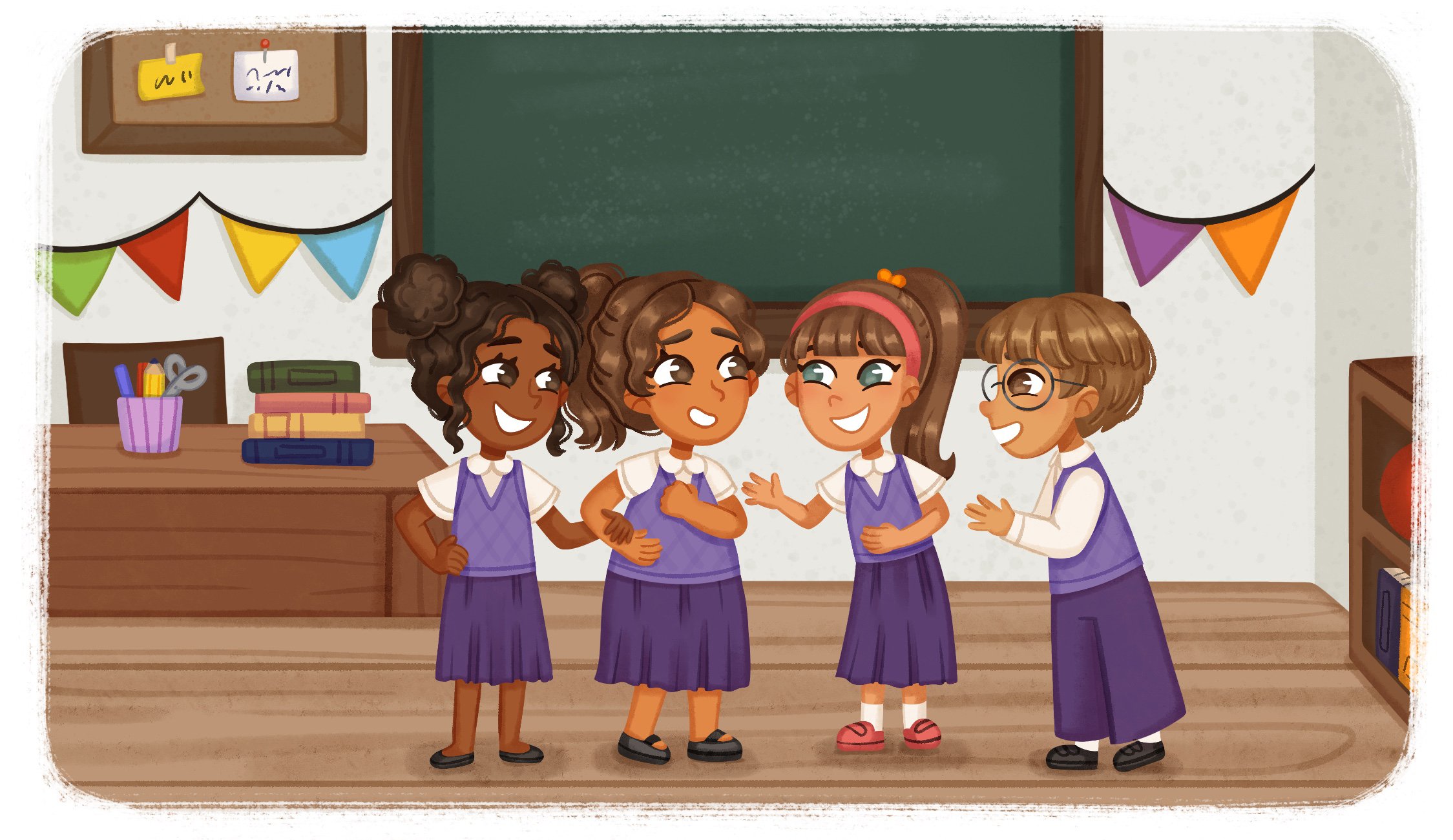 children book spot illustration