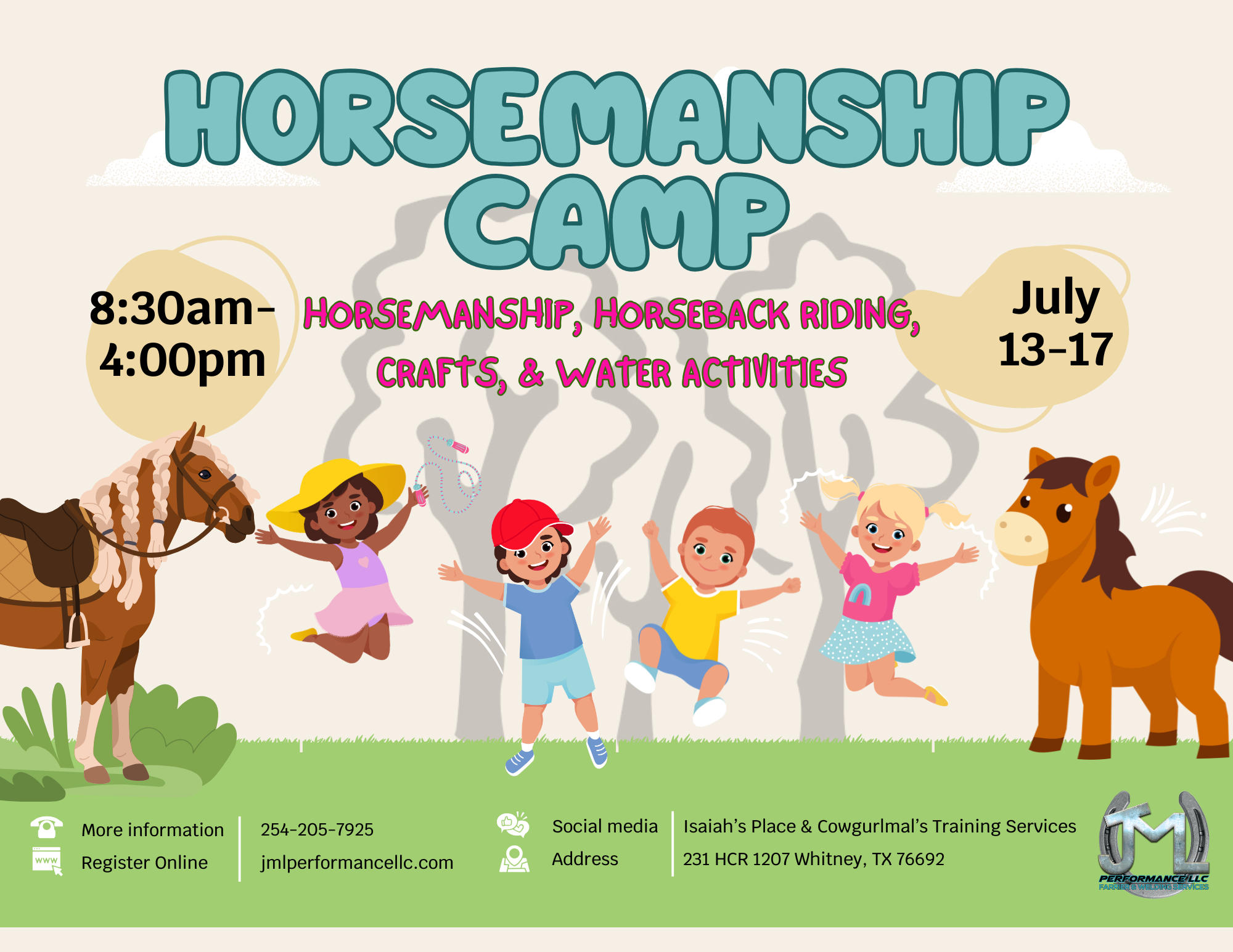 Whitney, Texas Horsemanship Camp