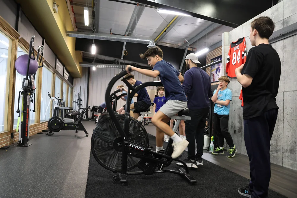 Young athletes training together at SHIELD