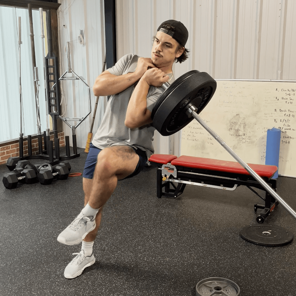 Athlete learning lifting technique at SHIELD