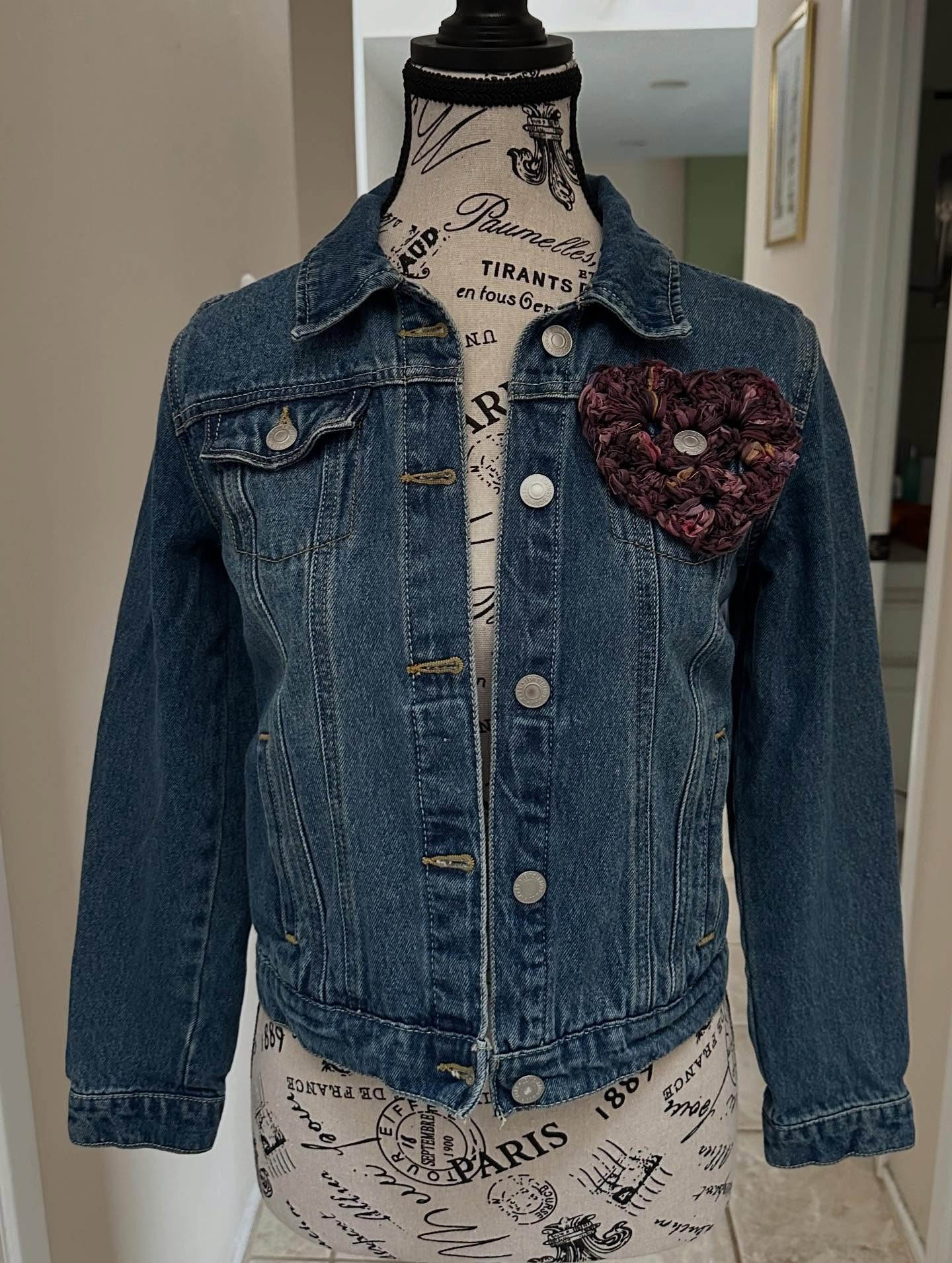 Denim jackets with crochet details 🌷
These and more at @143flea THIS SATURDAY!!!!