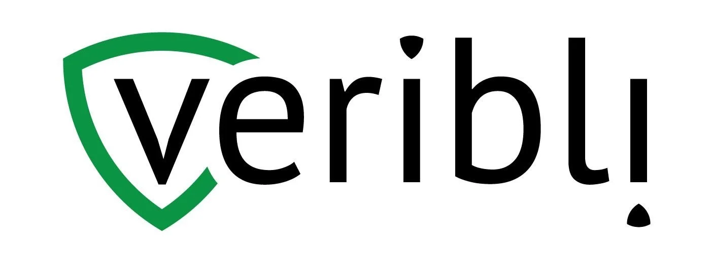 The logo of VeriTrust with a green shield icon and the word 'veri' in black lowercase letters