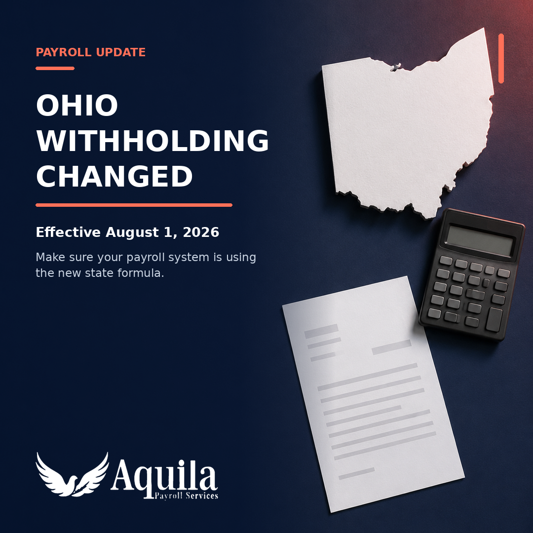 Ohio Changed Its Payroll Withholding Formula. Here Is What Employers Should Check Now