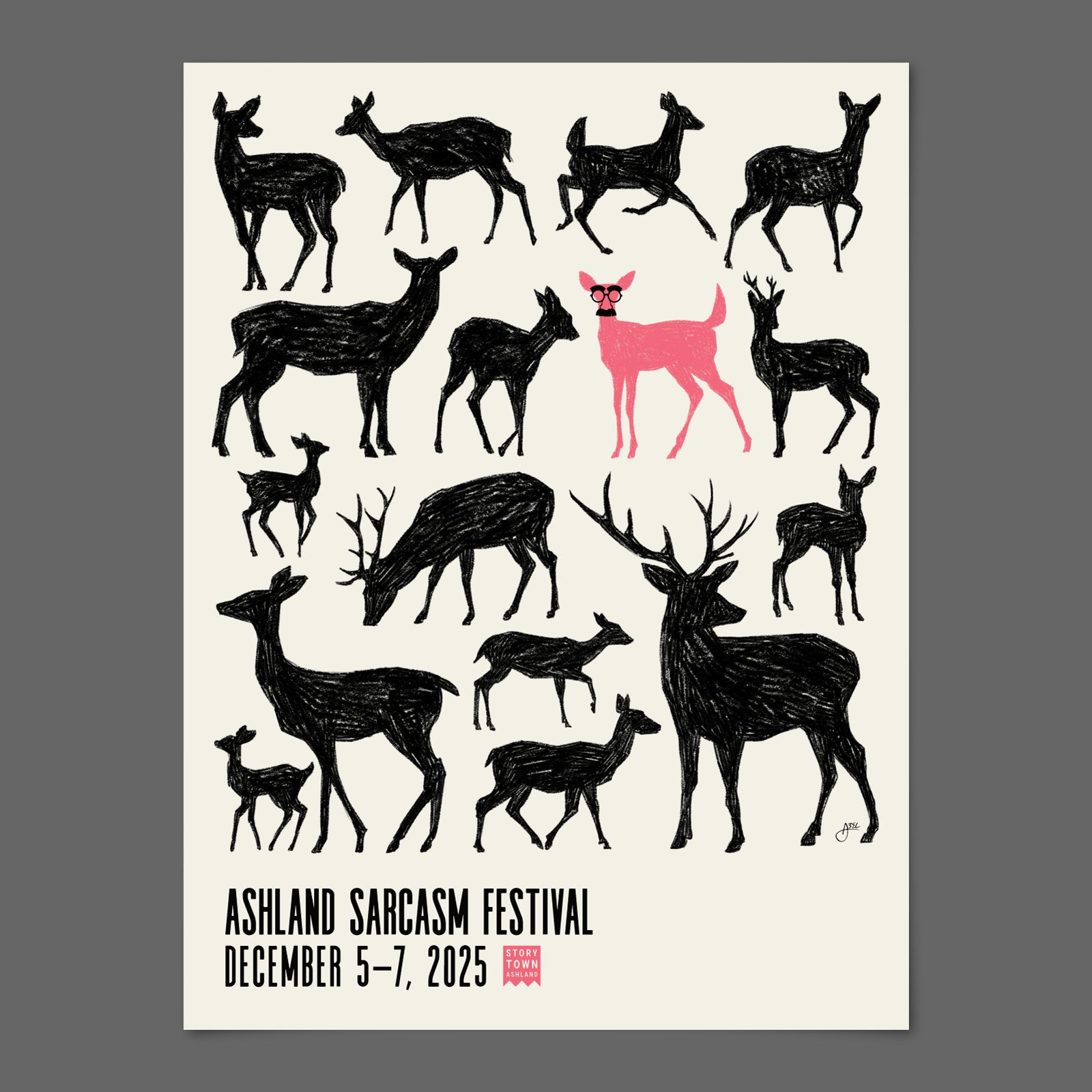 ASF! 2025 Screen Printed Poster