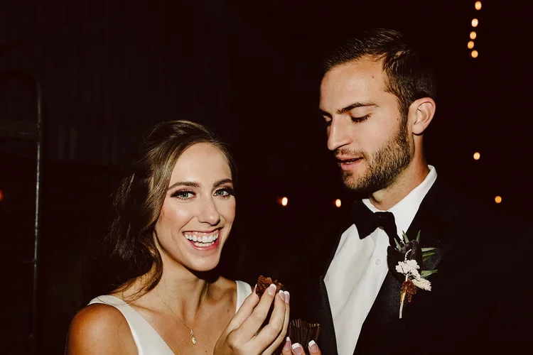 Bridal makeup and groom's haircut by Hair Skin Club in San Luis Obispo hosted at The Penny SLO