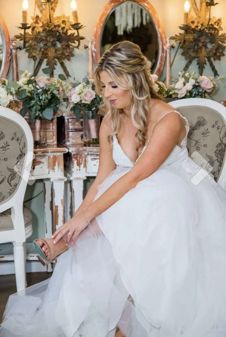 A timeless bridal makeup look by Kelly Mendoza from Hair Skin Club in San Luis Obispo